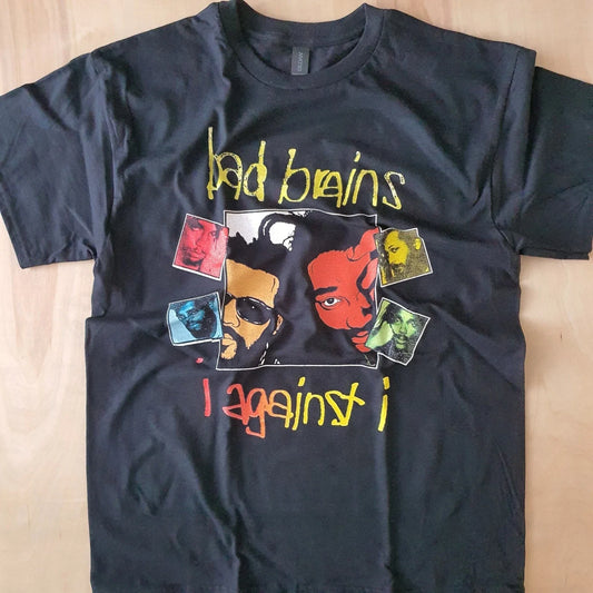 BAD BRAINS I AGAINST I VINTAGE VIBE RETRO STYLE BAND TEE T SHIRT Unisex T-shirt, Sweatshirt, Hoodie, Long Sleeve Tee - T-Shirt, Sweatshirt, Hoodie