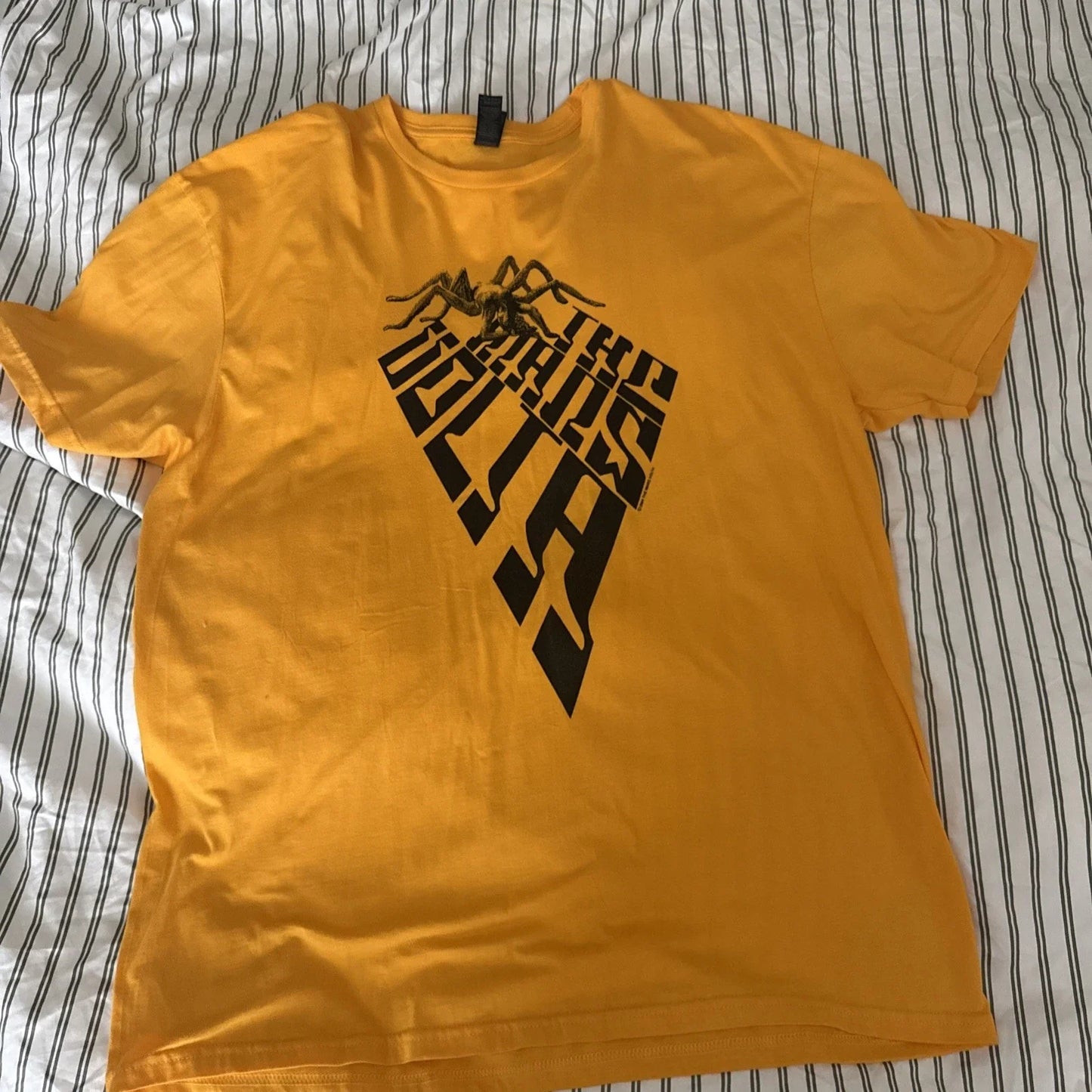 Vintage The Mars Volta Arachne 2022 Frances The Mute Yellow Shirt Mens XL Unisex T-shirt, Sweatshirt, Hoodie, Long Sleeve Tee - T-Shirt, Sweatshirt, Hoodie