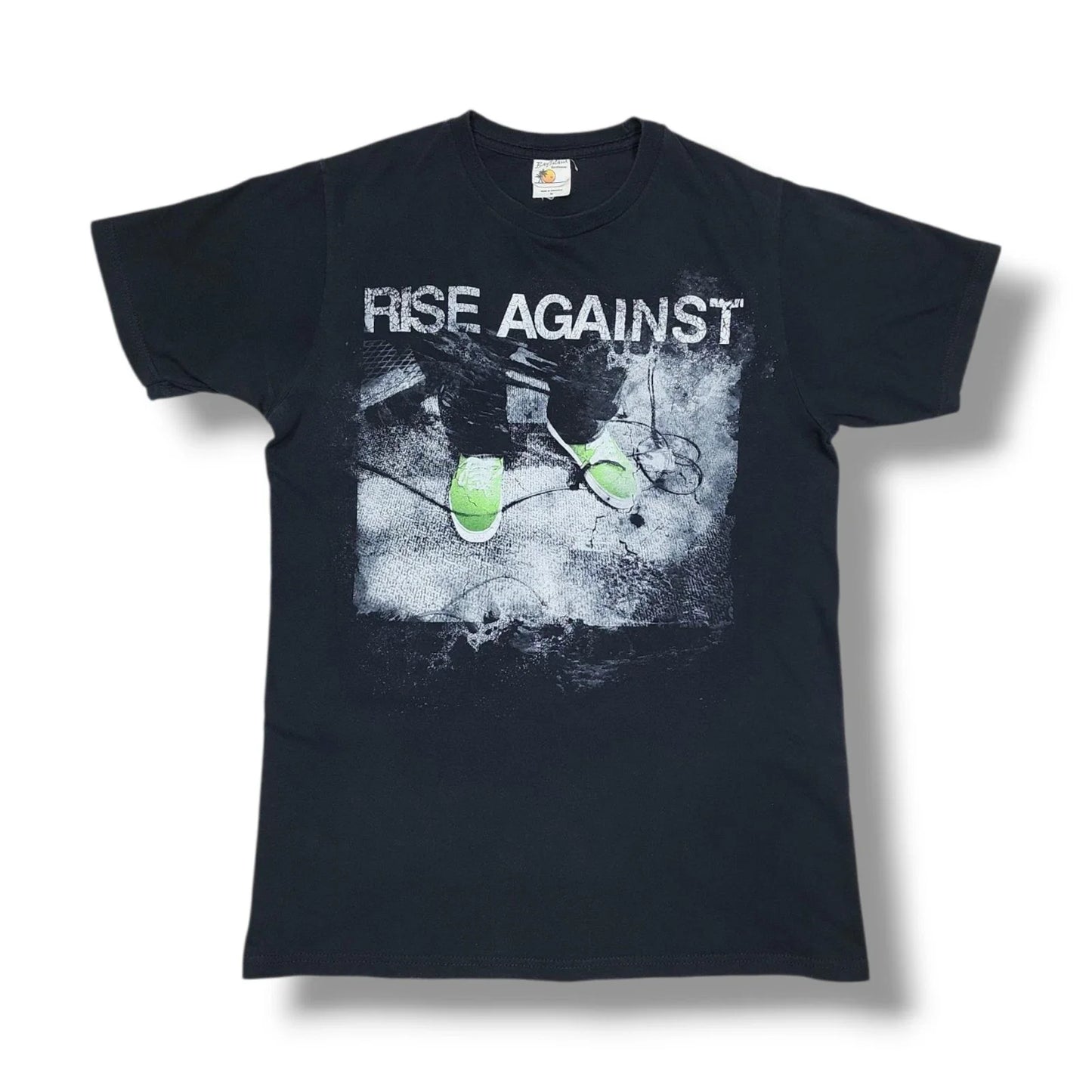 Rise Against Black Band Concert Crew Neck T-Shirt By Bay Island Unisex Size M Unisex T-shirt, Sweatshirt, Hoodie, Long Sleeve Tee - T-Shirt, Sweatshirt, Hoodie