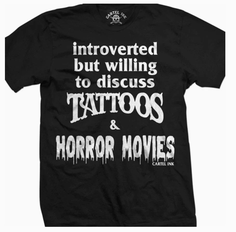 Cartel Ink - Introverted Men's Graphic T-Shirt Unisex T-shirt, Sweatshirt, Hoodie, Long Sleeve Tee - T-Shirt, Sweatshirt, Hoodie