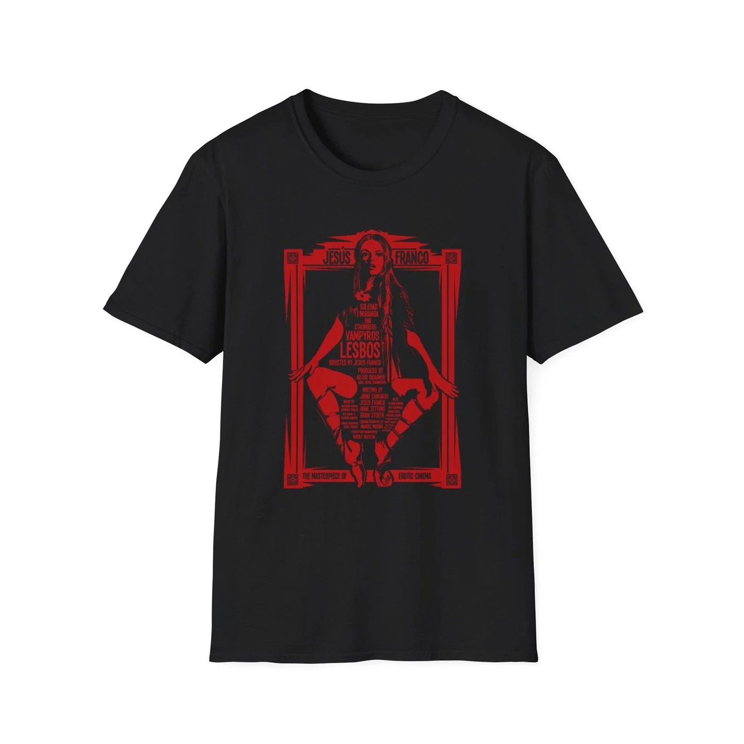 Vintage Horror Movie Poster T-Shirt, Vampyros Lesbos Shirt, Unisex Graphic Tee, Unisex T-shirt, Sweatshirt, Hoodie, Long Sleeve Tee - T-Shirt, Sweatshirt, Hoodie