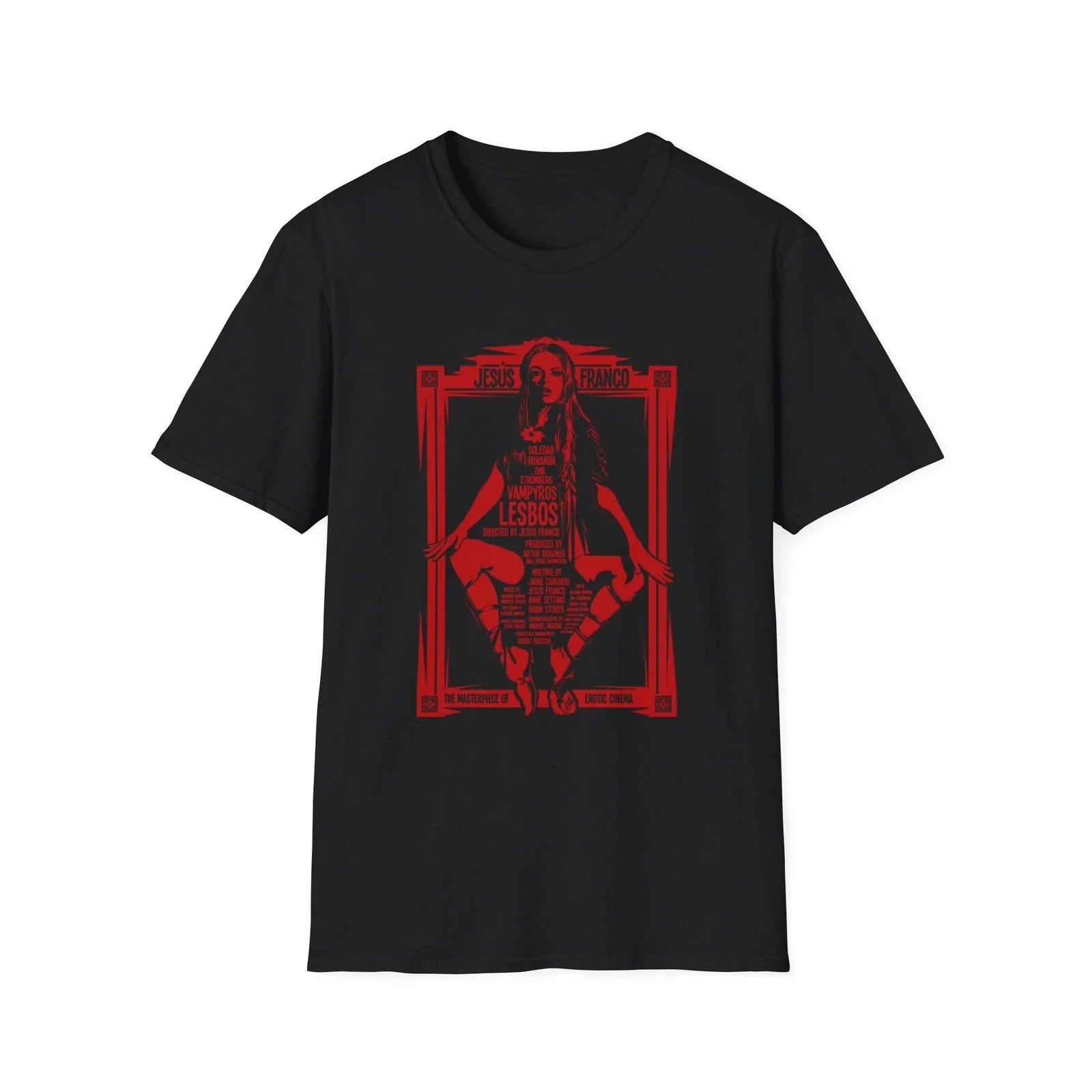 Vintage Horror Movie Poster T-Shirt, Vampyros Lesbos Shirt, Unisex Graphic Tee, Unisex T-shirt, Sweatshirt, Hoodie, Long Sleeve Tee - T-Shirt, Sweatshirt, Hoodie