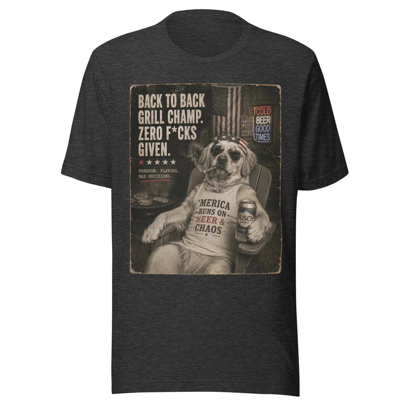 Funny Labrador Shirt | Back to Back Grill Champ Dog T-Shirt Unisex T-shirt, Sweatshirt, Hoodie, Long Sleeve Tee - T-Shirt, Sweatshirt, Hoodie