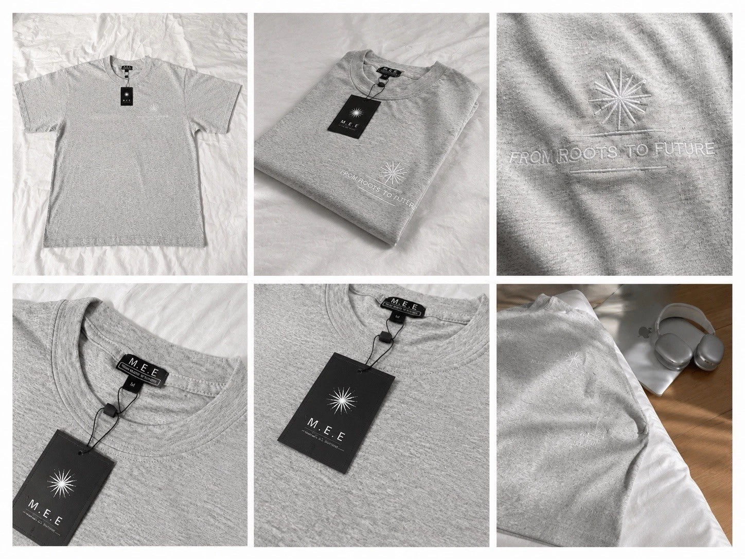 M.E.E Gray T-Shirt 100% Cotton Minimalist Streetwear Unisex Unisex T-shirt, Sweatshirt, Hoodie, Long Sleeve Tee - T-Shirt, Sweatshirt, Hoodie