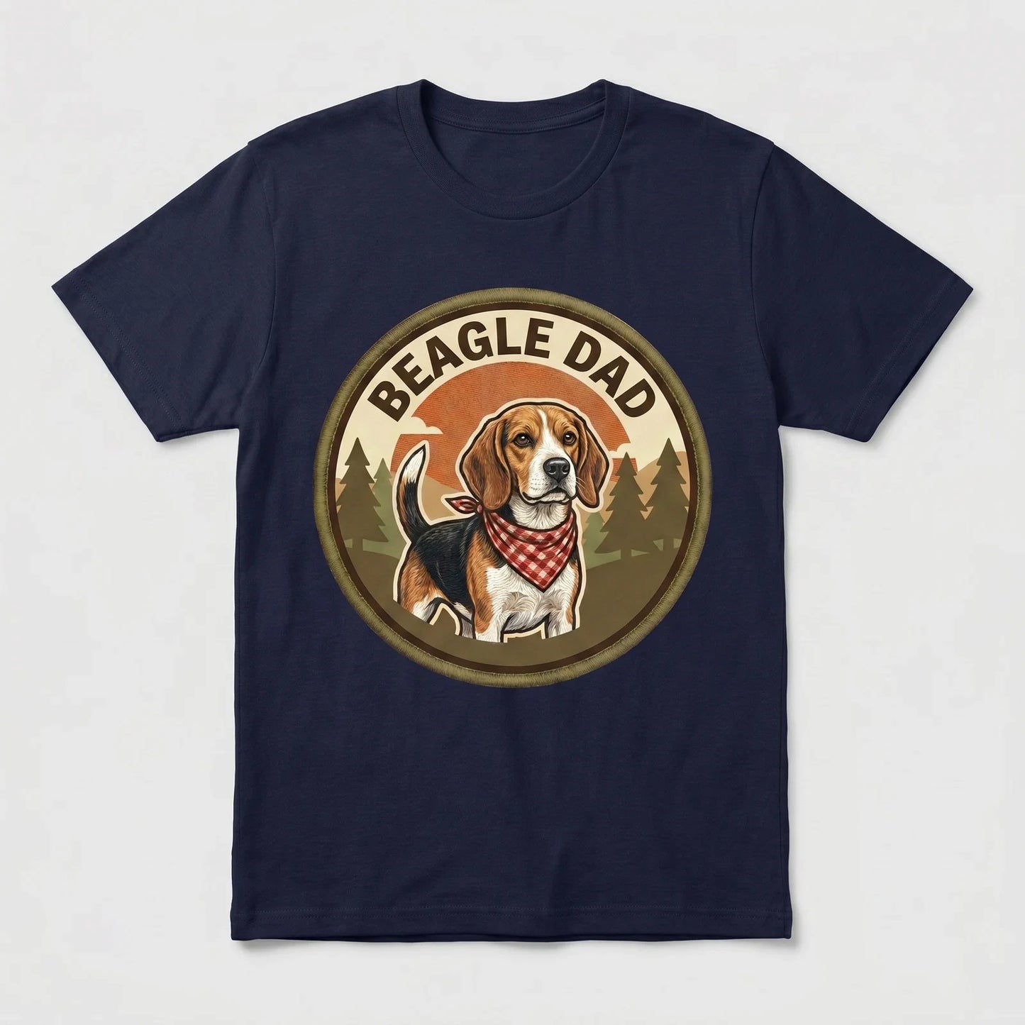 Beagle Dad T-Shirt Beagle Dog Dad Gift Men Graphic Tee Fathers Day Cute Owner Unisex T-shirt, Sweatshirt, Hoodie, Long Sleeve Tee - T-Shirt, Sweatshirt, Hoodie