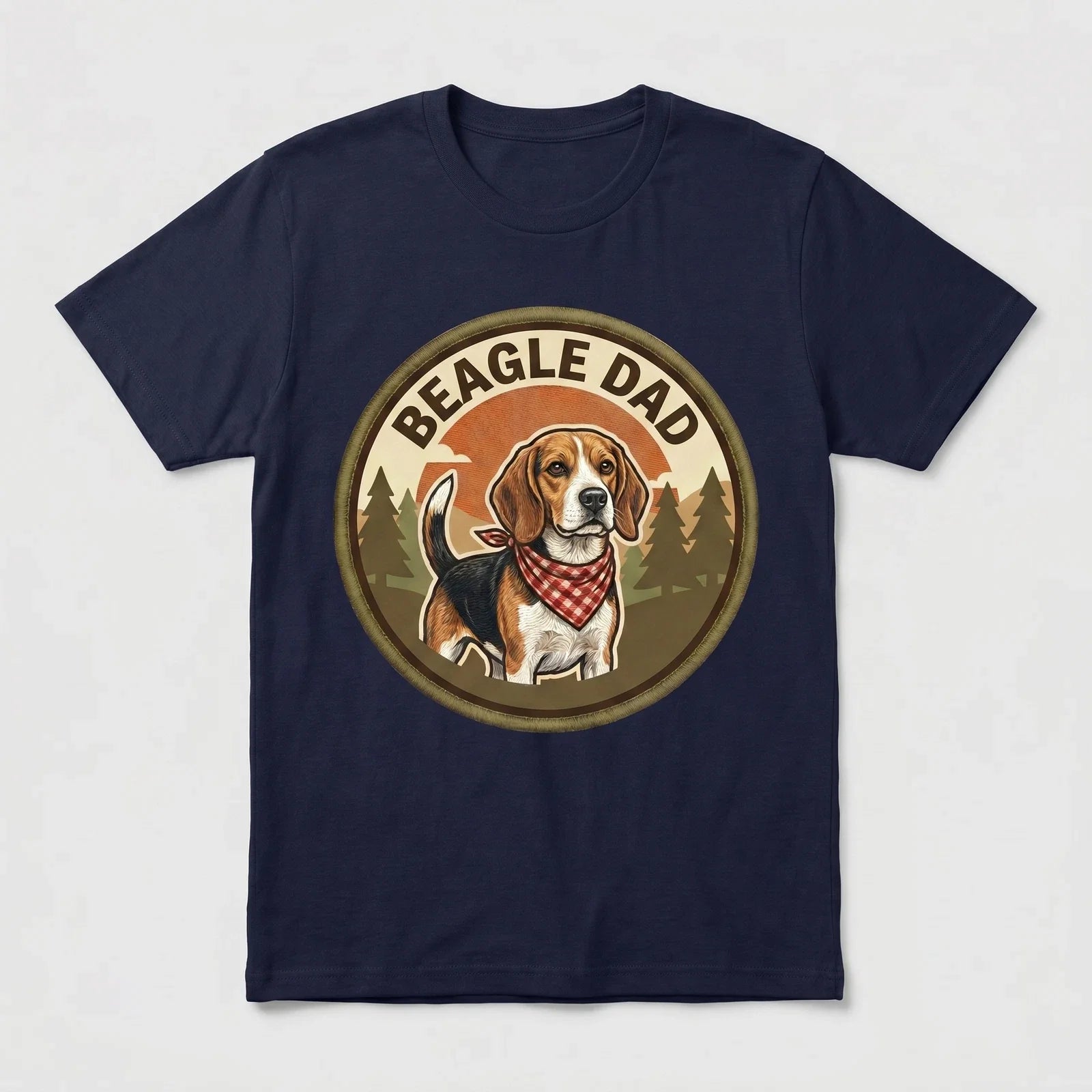 Beagle Dad T-Shirt Beagle Dog Dad Gift Men Graphic Tee Fathers Day Cute Owner Unisex T-shirt, Sweatshirt, Hoodie, Long Sleeve Tee - T-Shirt, Sweatshirt, Hoodie