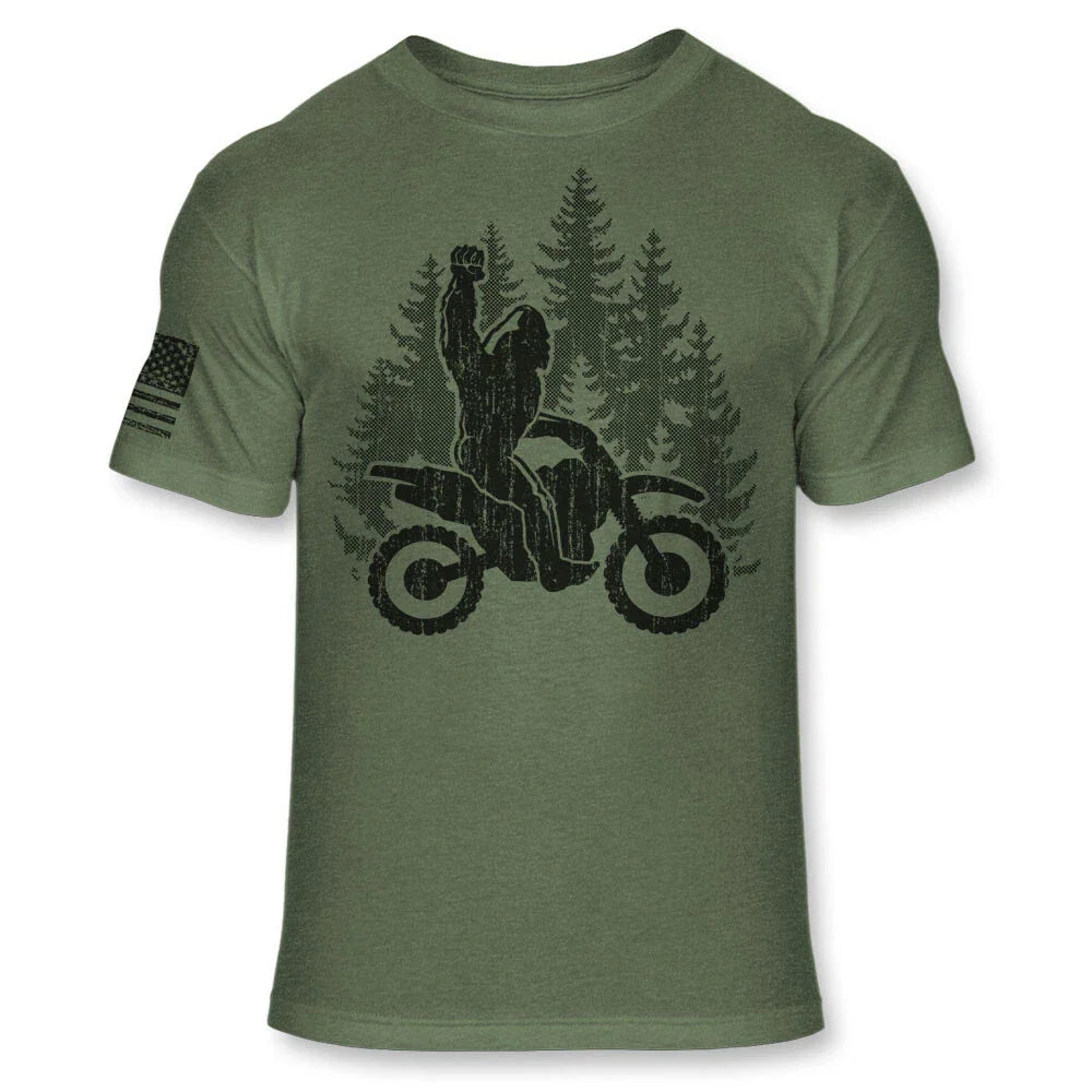 Bigfoot Dirt Bike T-Shirt Funny Sasquatch Dirt biking Soft Blend Tee - A192 Unisex T-shirt, Sweatshirt, Hoodie, Long Sleeve Tee - T-Shirt, Sweatshirt, Hoodie