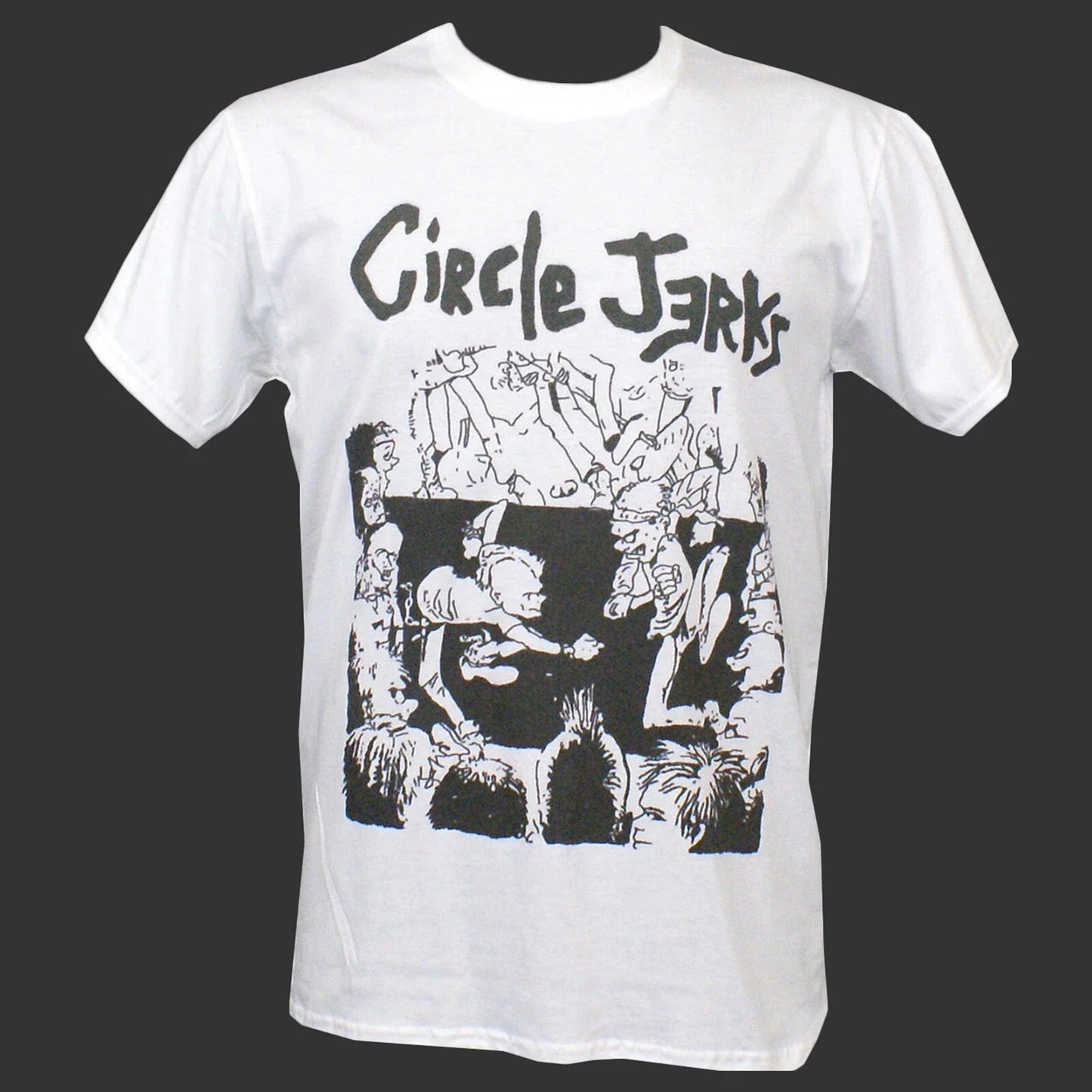 CIRCLE JERKS PUNK ROCK HARDCORE T-SHIRT unisex white S-3XL Unisex T-shirt, Sweatshirt, Hoodie, Long Sleeve Tee - T-Shirt, Sweatshirt, Hoodie
