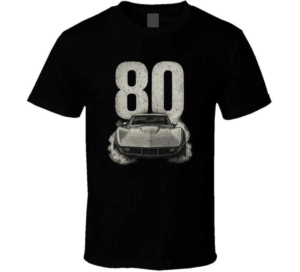 1980 Vette Muscle Car Fan T Shirt Unisex T-shirt, Sweatshirt, Hoodie, Long Sleeve Tee - T-Shirt, Sweatshirt, Hoodie