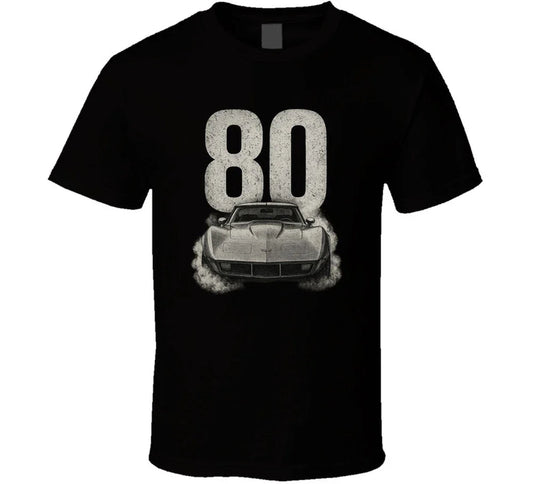 1980 Vette Muscle Car Fan T Shirt Unisex T-shirt, Sweatshirt, Hoodie, Long Sleeve Tee - T-Shirt, Sweatshirt, Hoodie