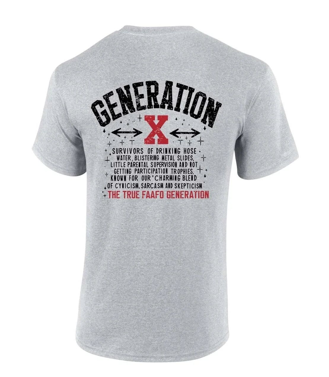 Trenz Shirt Company Mens Gen X Tshirt Generation X The FAAFO Generation Funny Unisex T-shirt, Sweatshirt, Hoodie, Long Sleeve Tee - T-Shirt, Sweatshirt, Hoodie