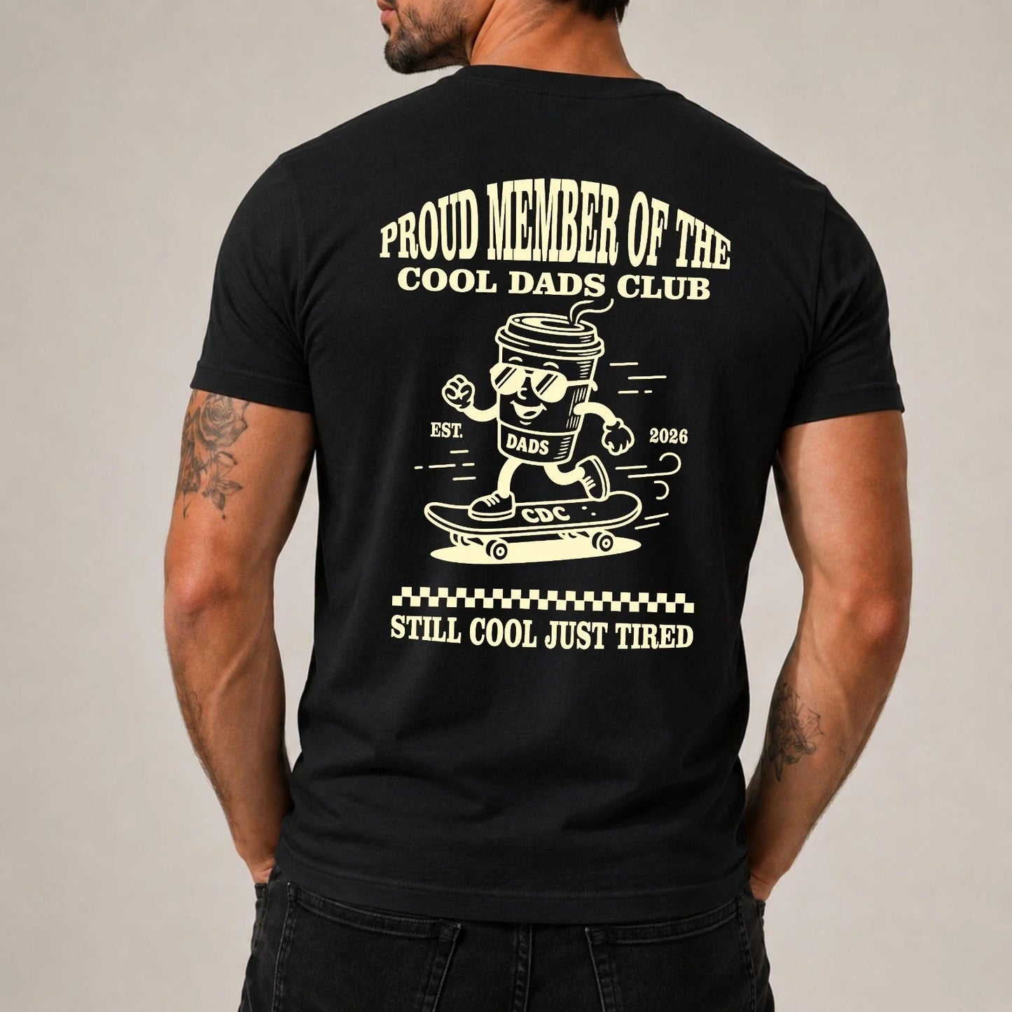 Cool Dads Club TShirt Dad Coffee Shirt Still Cool Just Tired Tee Dad Graphic Tee Unisex T-shirt, Sweatshirt, Hoodie, Long Sleeve Tee - T-Shirt, Sweatshirt, Hoodie