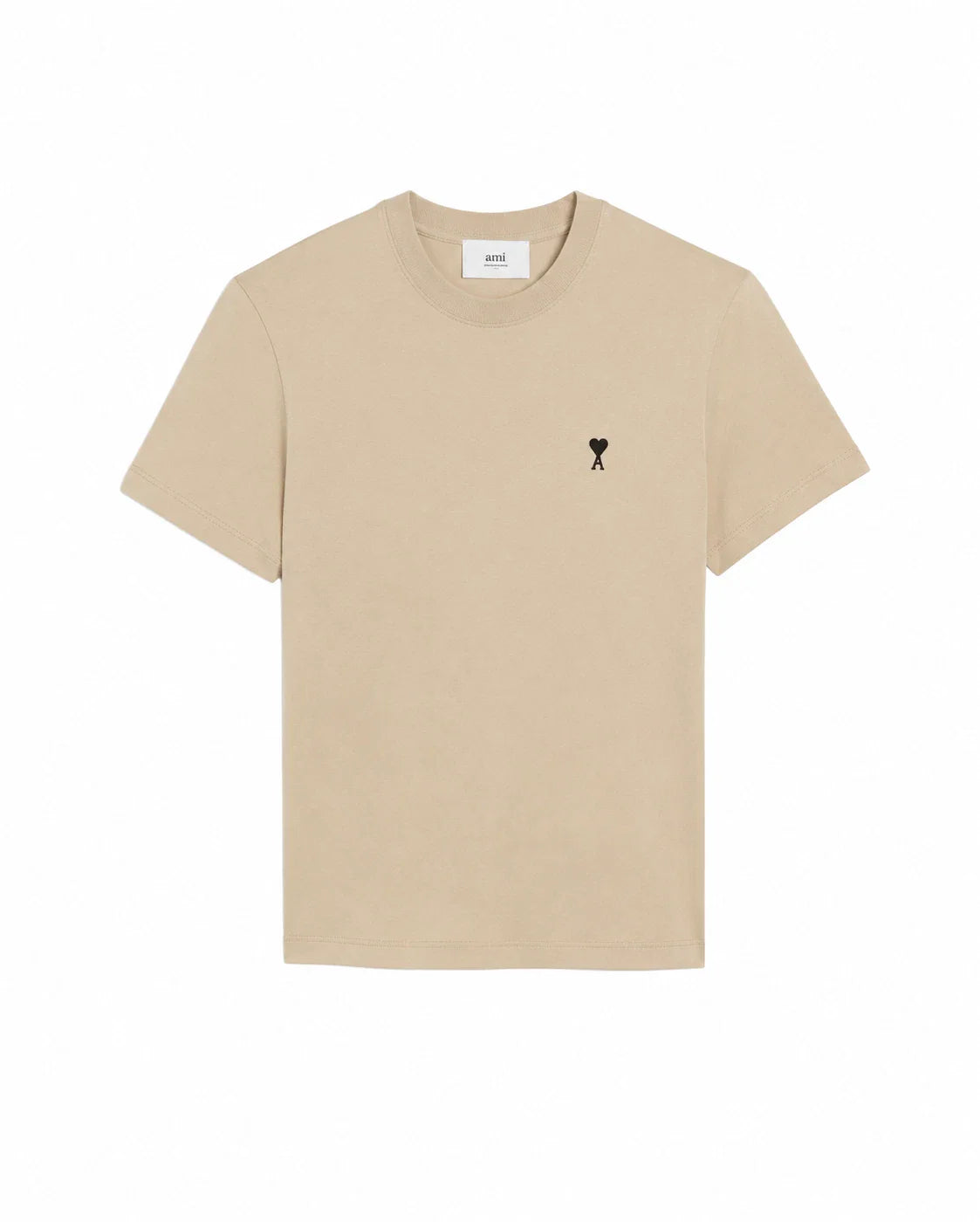AMI De Coeur  T-Shirt HTS060.724 430 Embroidered Heart CAF CREME 120 Unisex T-shirt, Sweatshirt, Hoodie, Long Sleeve Tee - T-Shirt, Sweatshirt, Hoodie