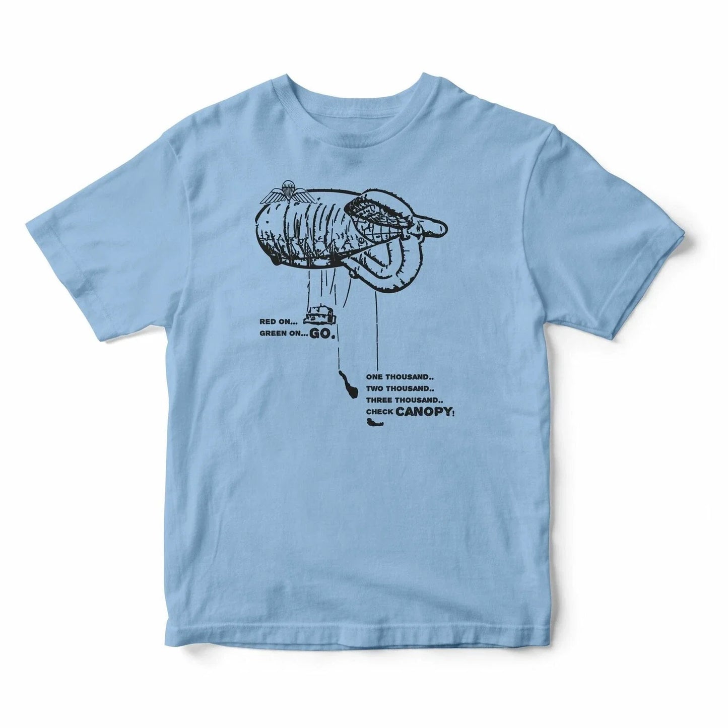 British Airborne Forces The Paras Paratroopers - The Balloon jump T-Shirt Unisex T-shirt, Sweatshirt, Hoodie, Long Sleeve Tee - T-Shirt, Sweatshirt, Hoodie