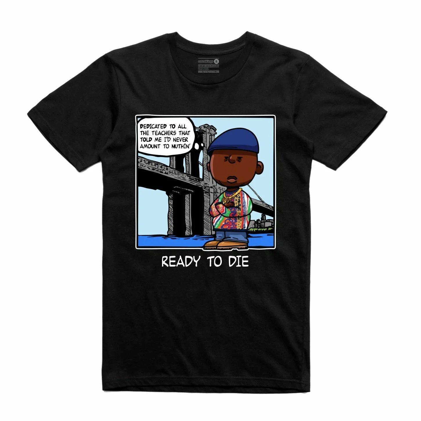 NEW Streetwear on Demand NOTORIOUS PNUTS SMALLS BLACK Tee Shirt SMALL-3XLARGE Unisex T-shirt, Sweatshirt, Hoodie, Long Sleeve Tee - T-Shirt, Sweatshirt, Hoodie