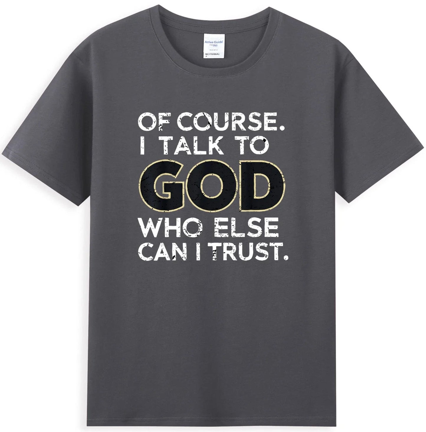 Of Course I Talk to God Who Else Can I Trust Vintage Men's T-Shirt Unisex T-shirt, Sweatshirt, Hoodie, Long Sleeve Tee - T-Shirt, Sweatshirt, Hoodie