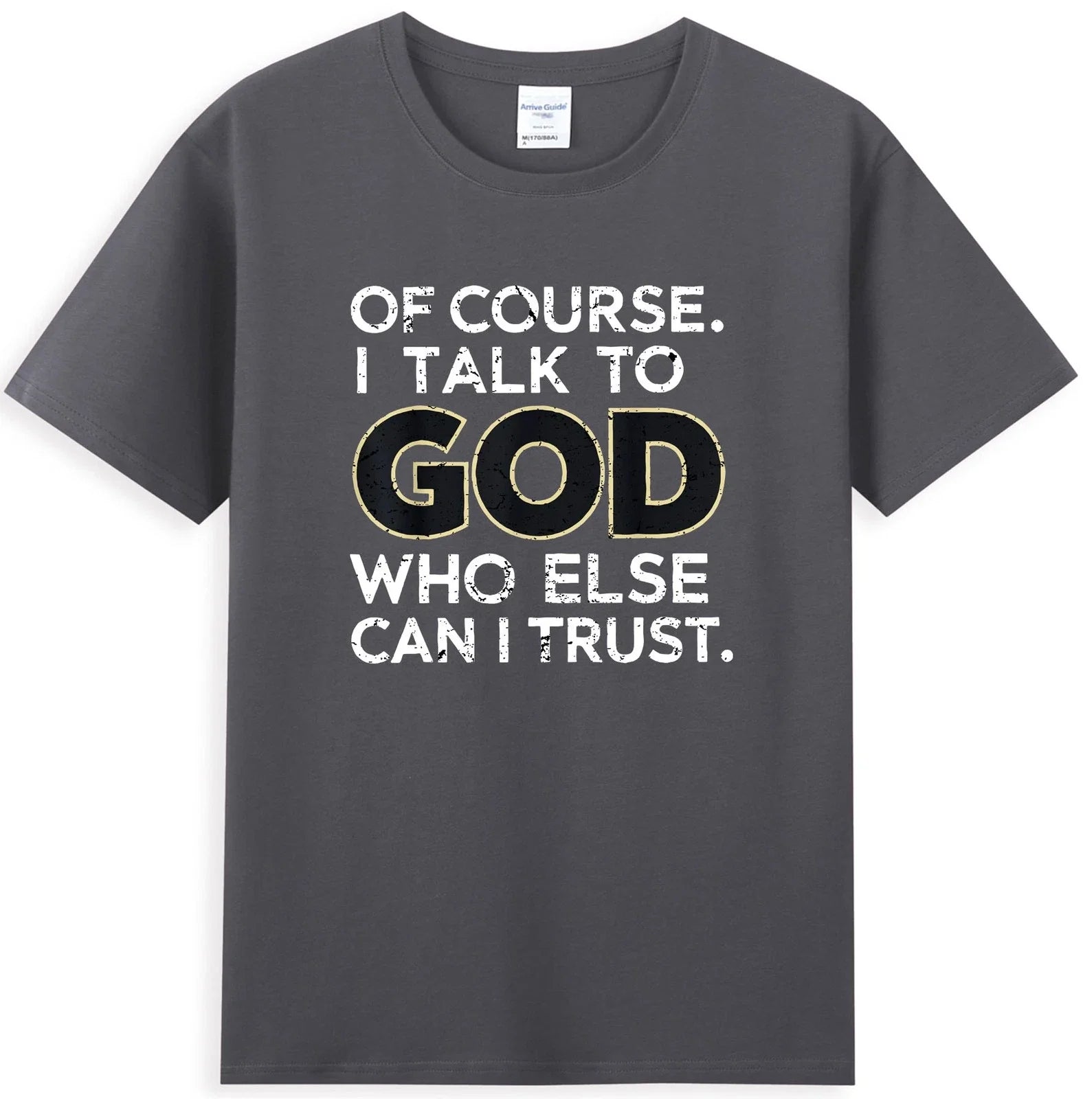Of Course I Talk to God Who Else Can I Trust Vintage Men's T-Shirt Unisex T-shirt, Sweatshirt, Hoodie, Long Sleeve Tee - T-Shirt, Sweatshirt, Hoodie