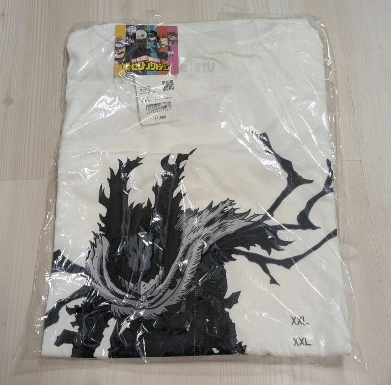My Hero Academia Uniqlo UT Dark Deku XXL Shirt White Factory Sealed Brand New Unisex T-shirt, Sweatshirt, Hoodie, Long Sleeve Tee - T-Shirt, Sweatshirt, Hoodie