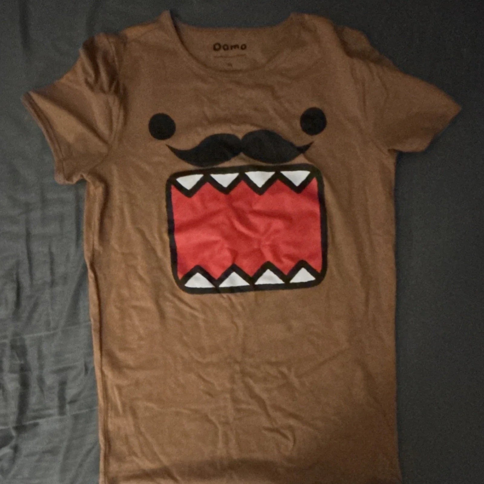 Domo Graphic Print Cartoon Character Womens XL Short Sleeve Cotton T-Shirt Unisex T-shirt, Sweatshirt, Hoodie, Long Sleeve Tee - T-Shirt, Sweatshirt, Hoodie