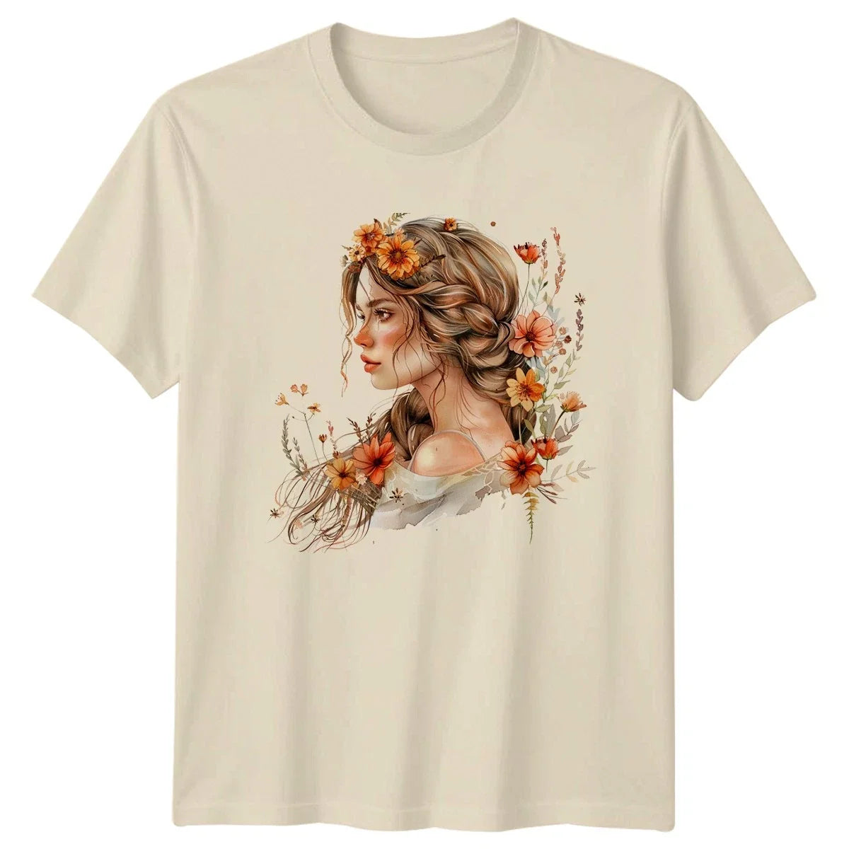 Boho Floral Womens T-Shirt Spring Design Gift For Her Unisex T-shirt, Sweatshirt, Hoodie, Long Sleeve Tee - T-Shirt, Sweatshirt, Hoodie