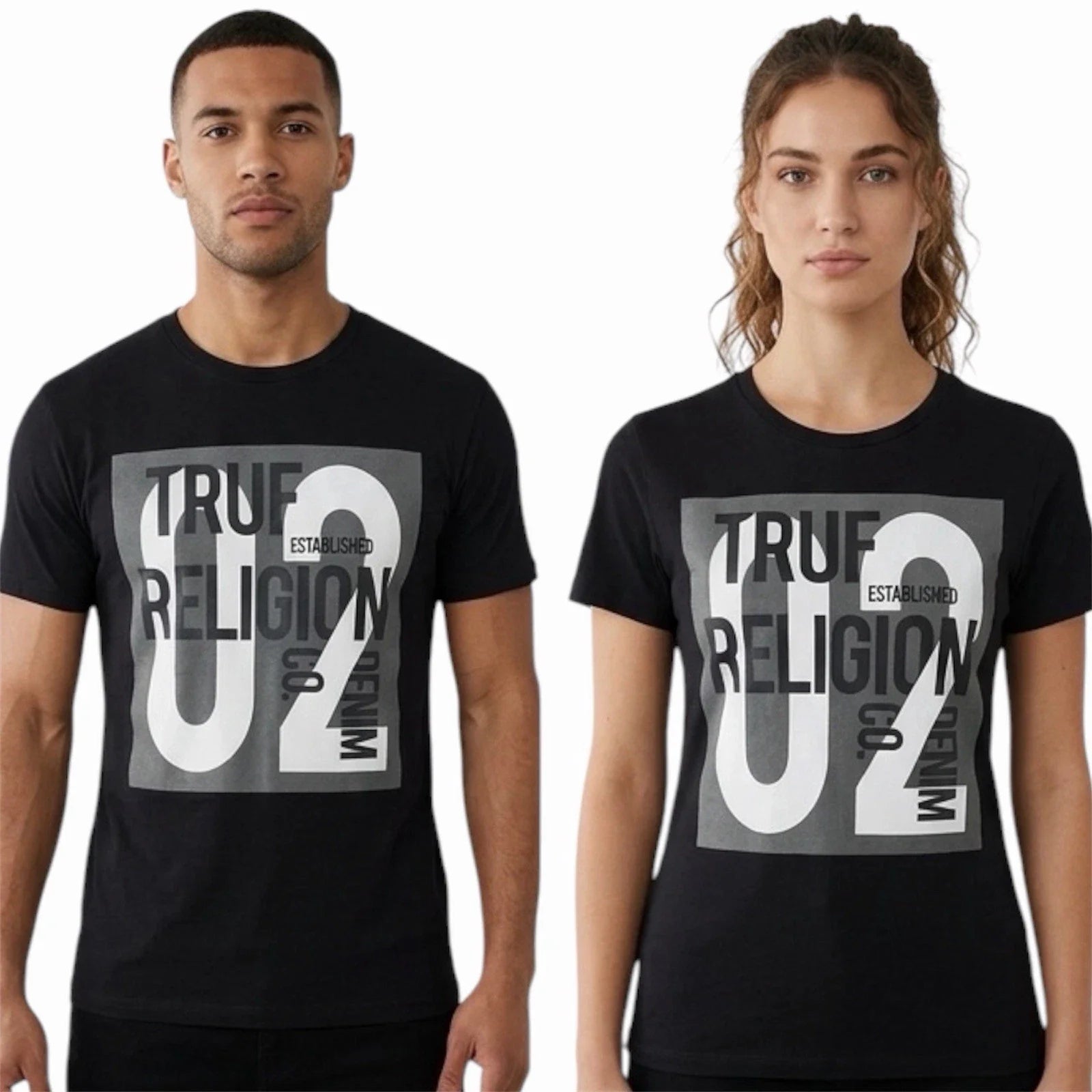 $79 TRUE RELIGION Black TEXT ART Short Sleeve Designer Graphic T-shirt NWT Unisex T-shirt, Sweatshirt, Hoodie, Long Sleeve Tee - T-Shirt, Sweatshirt, Hoodie