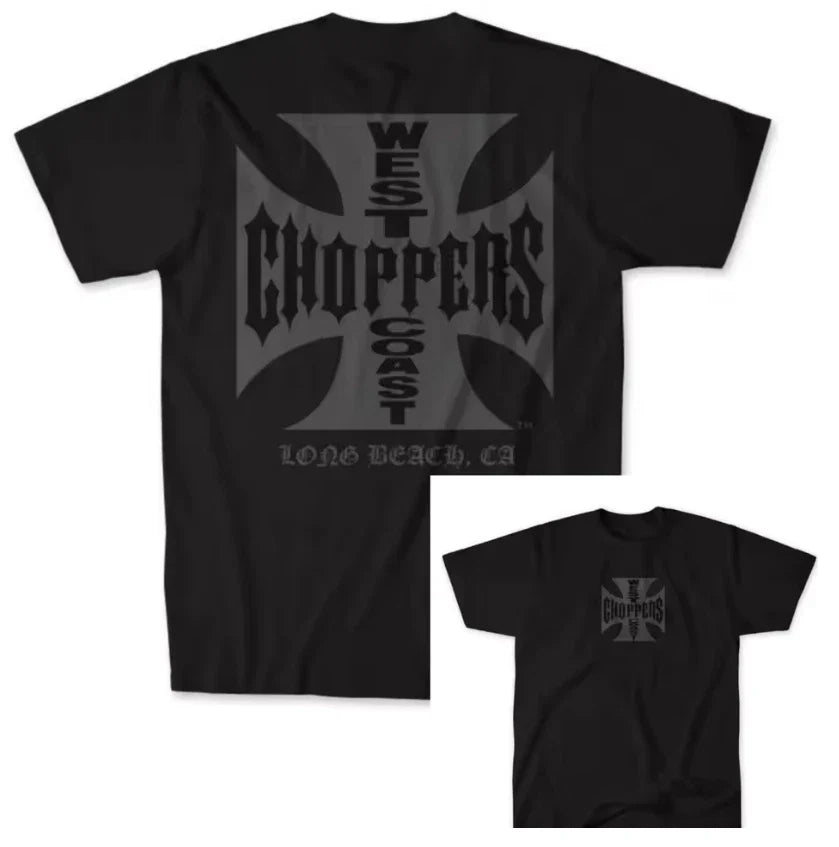 West Coast Choppers Black T Shirt with Cross detail, USA Paul Walker inspired Unisex T-shirt, Sweatshirt, Hoodie, Long Sleeve Tee - T-Shirt, Sweatshirt, Hoodie