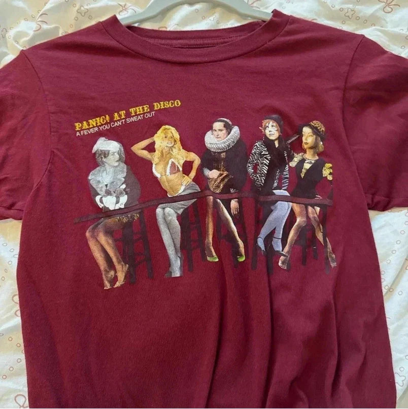 Hot Panic At The Disco A Fever You Can't Sweat Out Maroon S to 5XL Shirt Unisex T-shirt, Sweatshirt, Hoodie, Long Sleeve Tee - T-Shirt, Sweatshirt, Hoodie