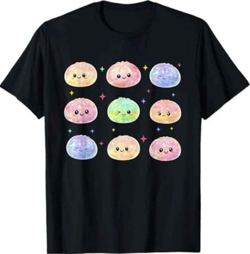 Kawaii Dumpling Cute Pastel Anime Dumpling Lovers Girls T-Shirt Unisex T-shirt, Sweatshirt, Hoodie, Long Sleeve Tee - T-Shirt, Sweatshirt, Hoodie