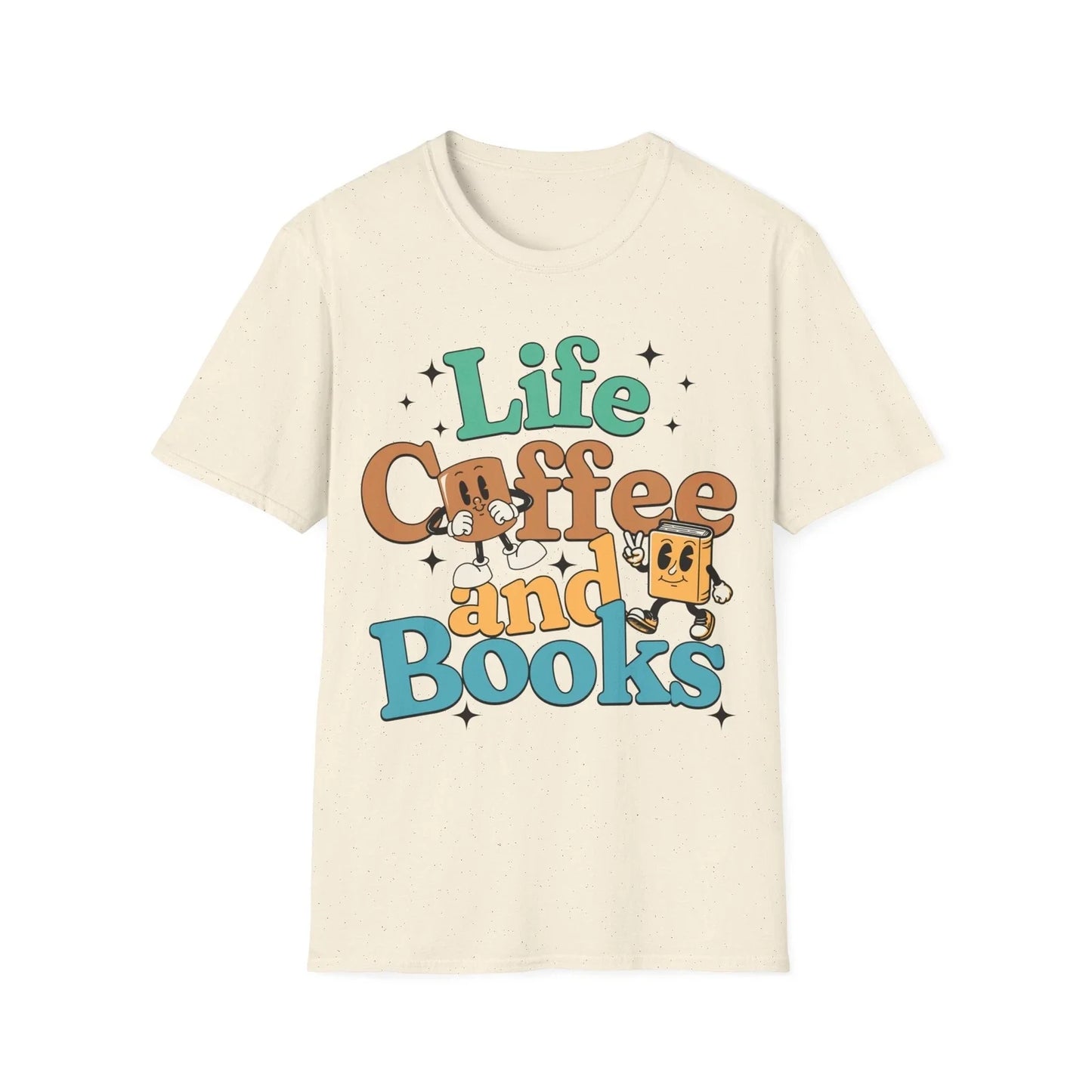 Life Coffee And Books Tee Reading Book Lover Gift Bookish Unisex Readers T-Shirt Unisex T-shirt, Sweatshirt, Hoodie, Long Sleeve Tee - T-Shirt, Sweatshirt, Hoodie