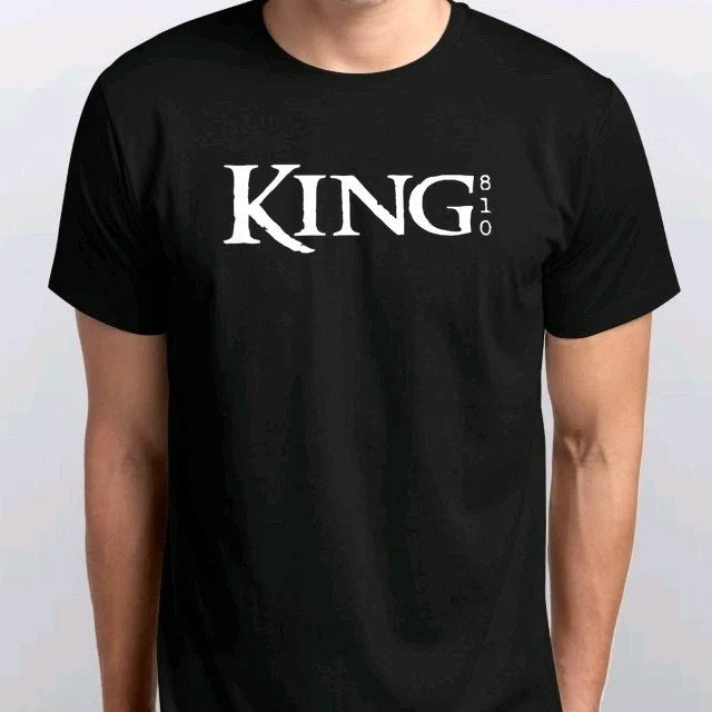KING 810 T-SHIRT All sizes S M L XL XXL 3 4XL colours Black, White Unisex T-shirt, Sweatshirt, Hoodie, Long Sleeve Tee - T-Shirt, Sweatshirt, Hoodie