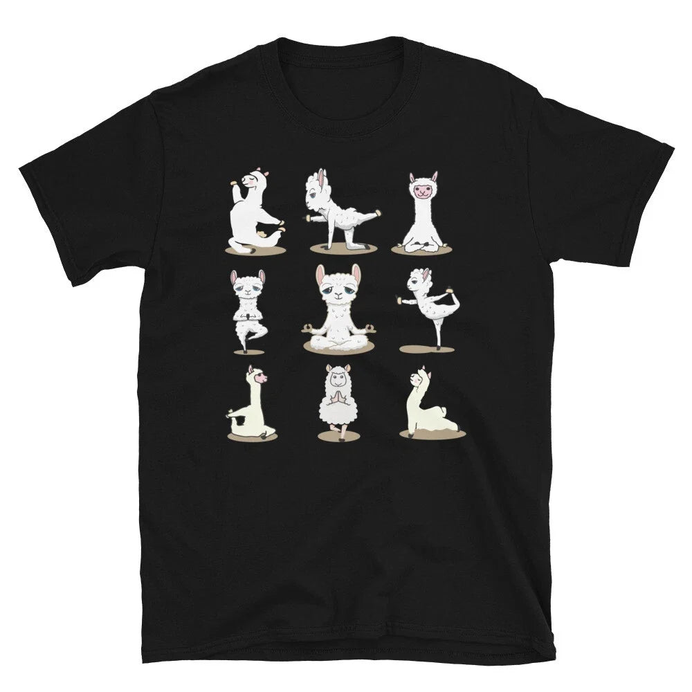 Llama Joke Poses Sassy Sarcastic Yoga Joke Unisex T-shirt, Sweatshirt, Hoodie, Long Sleeve Tee - T-Shirt, Sweatshirt, Hoodie