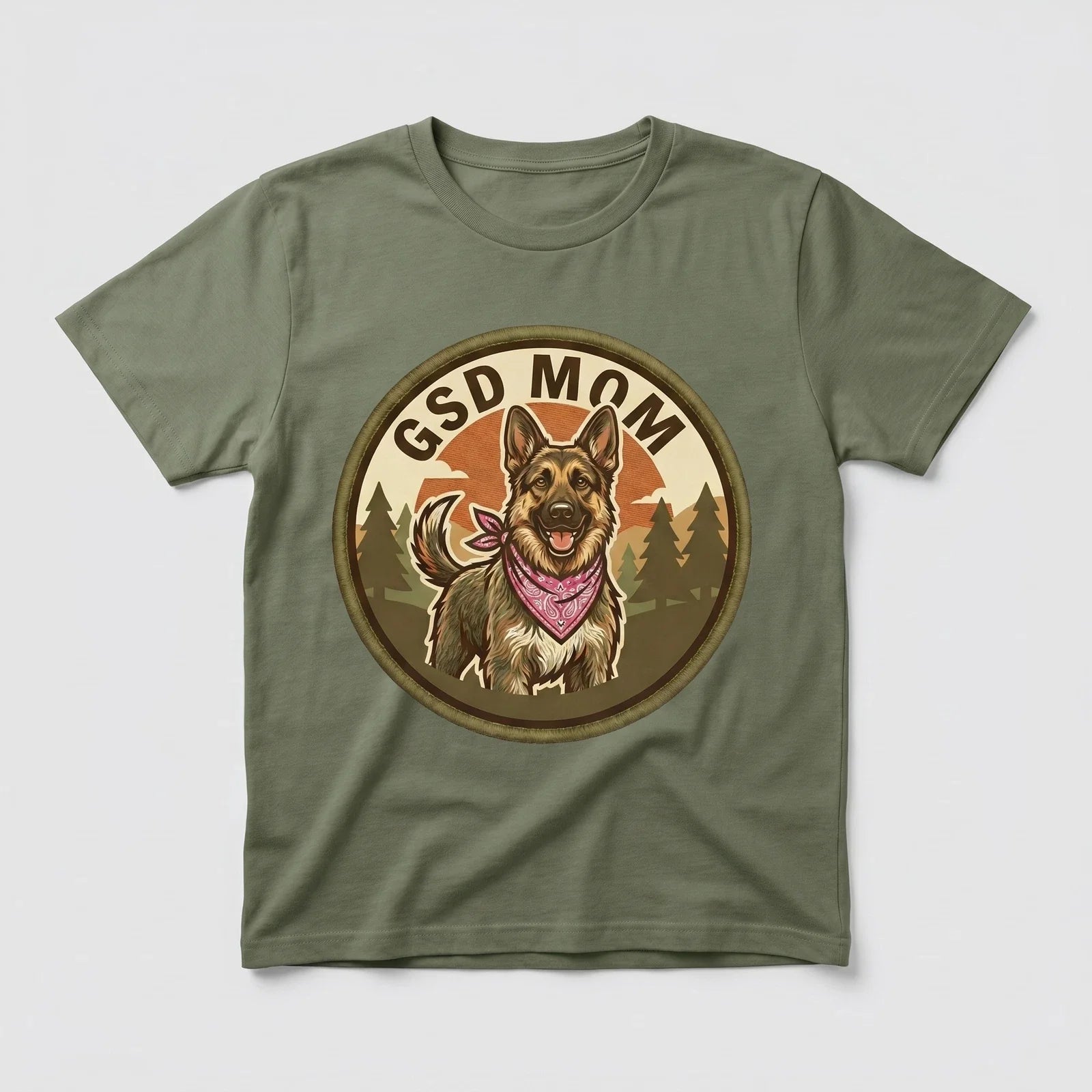 German Shepherd Mom T-Shirt GSD Dog Mom Gift Women Graphic Tee Mothers Day Cute Unisex T-shirt, Sweatshirt, Hoodie, Long Sleeve Tee - T-Shirt, Sweatshirt, Hoodie
