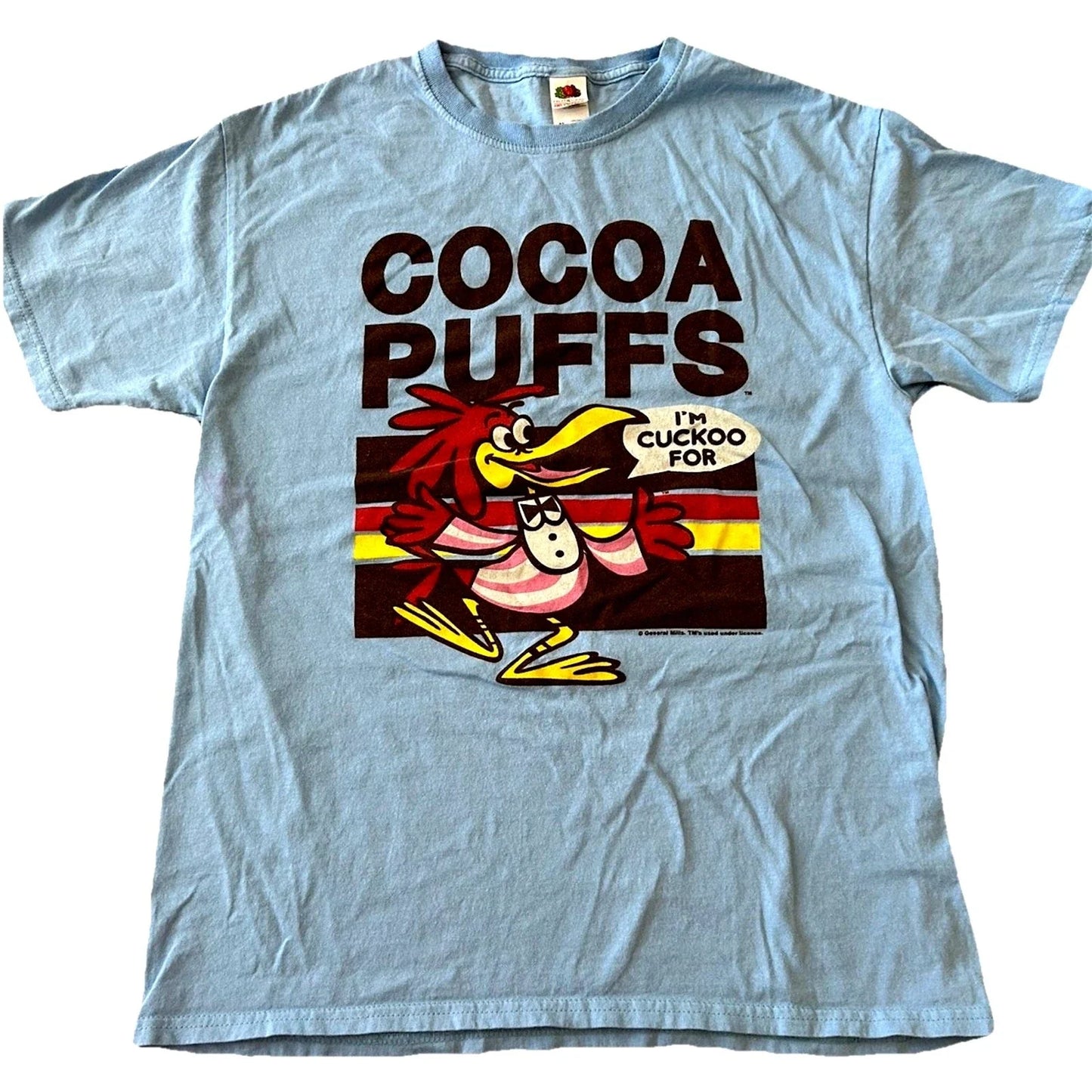 Vintage Y2K Cuckoo For Cocoa Puffs T Shirt Cereal General Mills Sonny Bird MED Unisex T-shirt, Sweatshirt, Hoodie, Long Sleeve Tee - T-Shirt, Sweatshirt, Hoodie