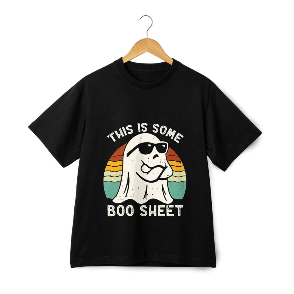Stay Spooky Ghost Sunglasses Funny Halloween Graphic T-Shirt - Streetwear Tee Unisex T-shirt, Sweatshirt, Hoodie, Long Sleeve Tee - T-Shirt, Sweatshirt, Hoodie