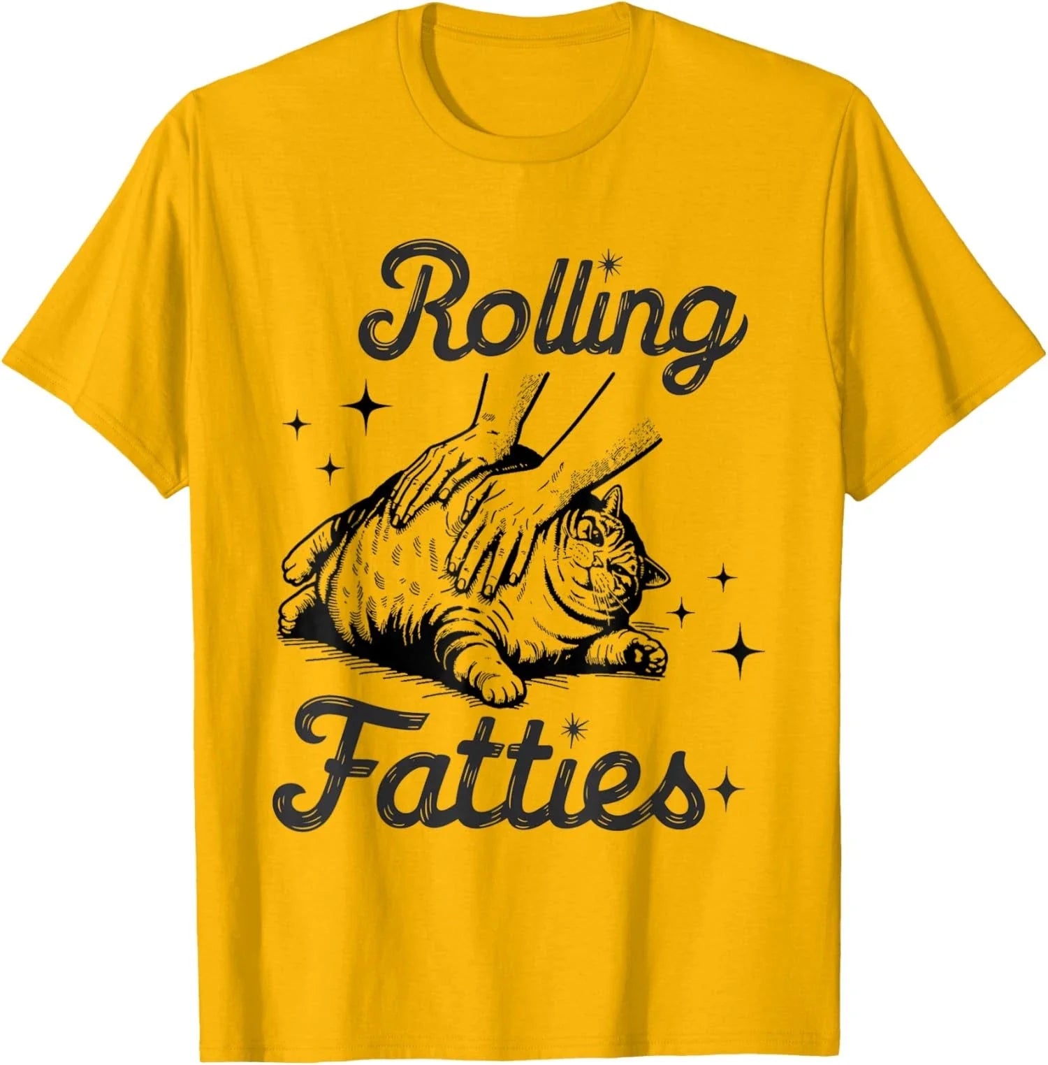 Rolling Fatties Cat Funny Cute Cat Lover Kitten Unisex T-Shirt Unisex T-shirt, Sweatshirt, Hoodie, Long Sleeve Tee - T-Shirt, Sweatshirt, Hoodie