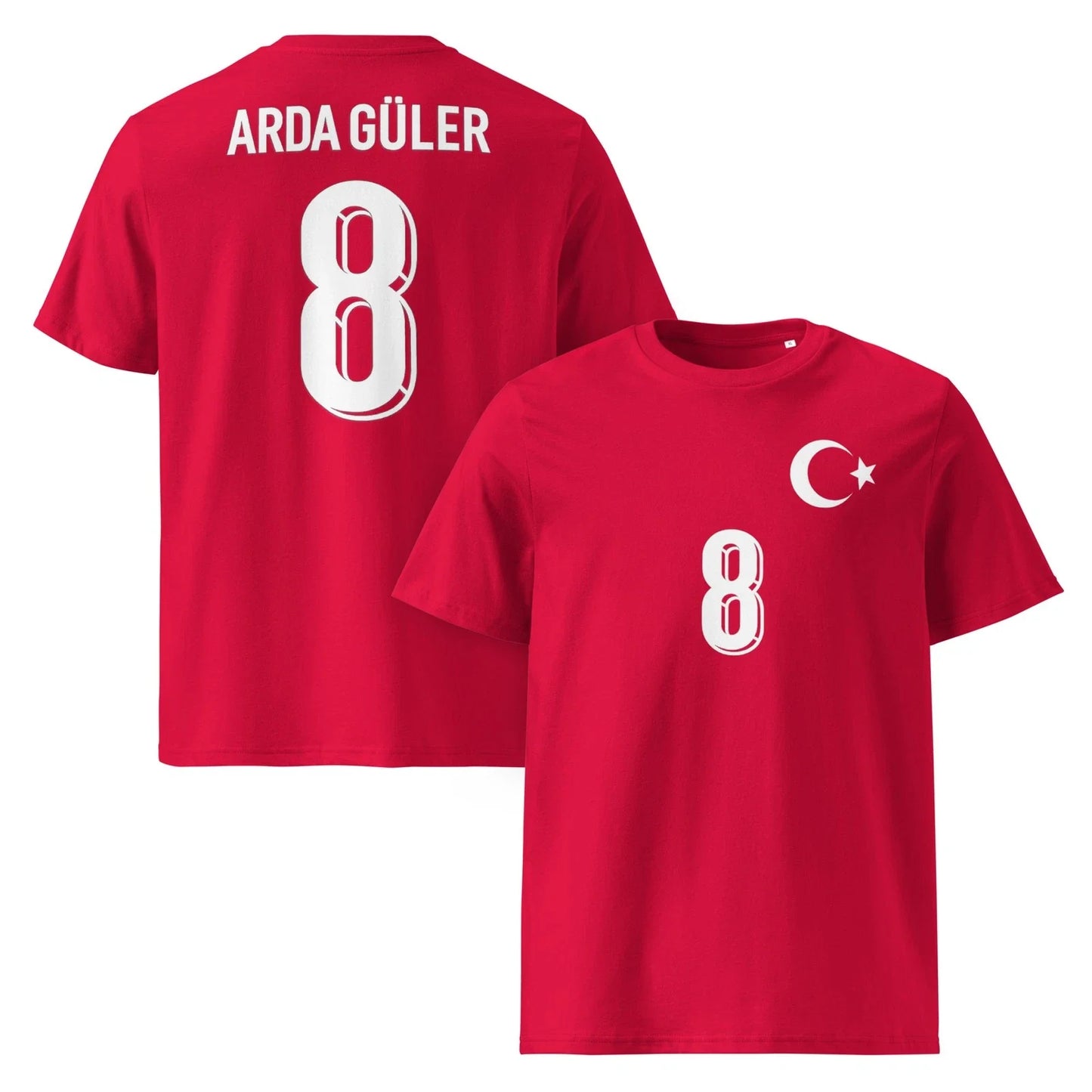 Turkey National Soccer Team Arda Guler T-Shirt Turkiye Milli Takim  Forma tarzi Unisex T-shirt, Sweatshirt, Hoodie, Long Sleeve Tee - T-Shirt, Sweatshirt, Hoodie