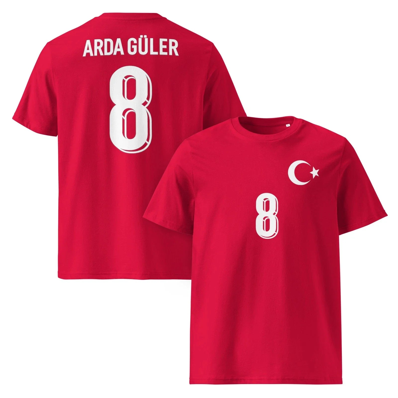 Turkey National Soccer Team Arda Guler T-Shirt Turkiye Milli Takim  Forma tarzi Unisex T-shirt, Sweatshirt, Hoodie, Long Sleeve Tee - T-Shirt, Sweatshirt, Hoodie
