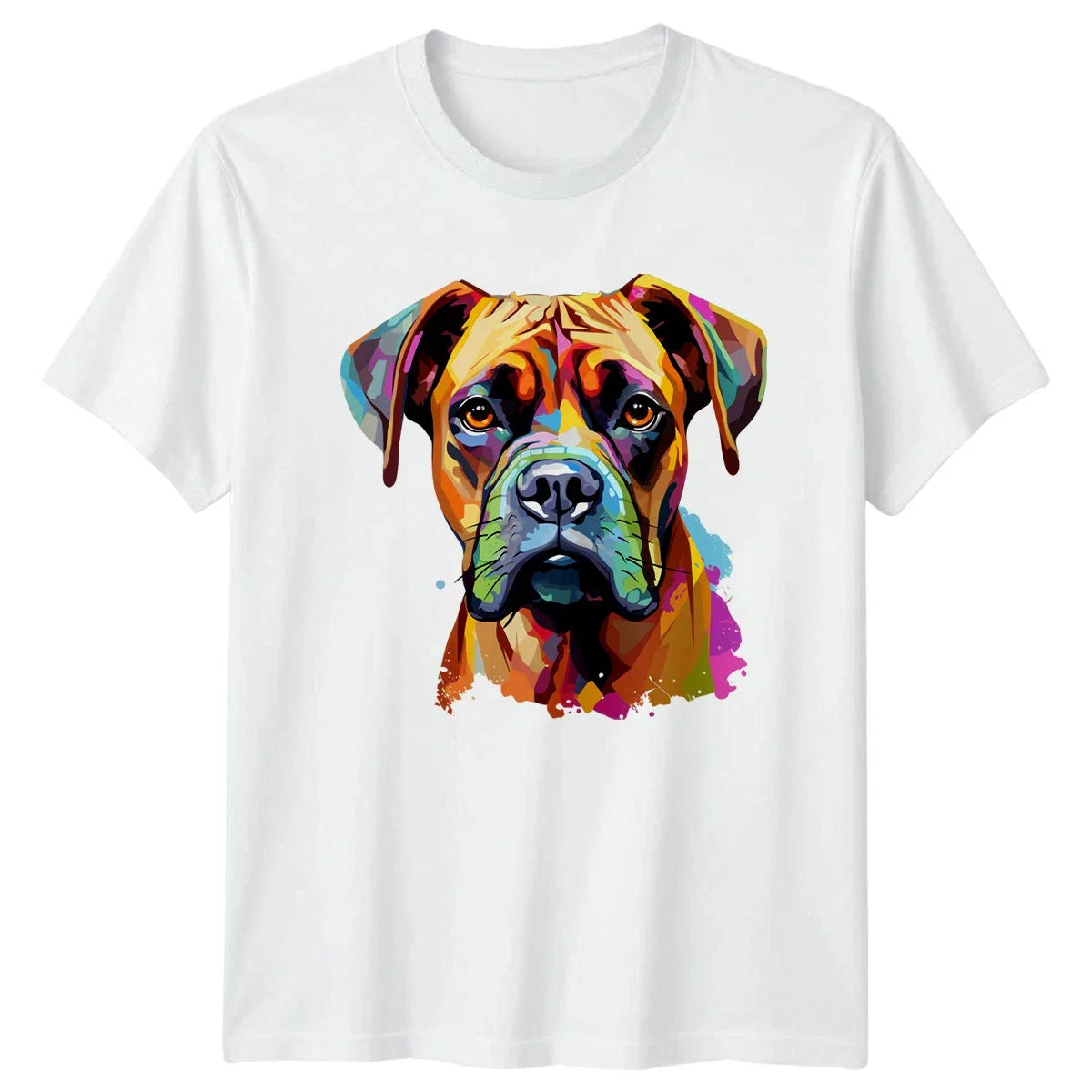 Colorful Boxer Dog T-Shirt Pet Lover Dog Owner Gift For Him And Her Unisex T-shirt, Sweatshirt, Hoodie, Long Sleeve Tee - T-Shirt, Sweatshirt, Hoodie