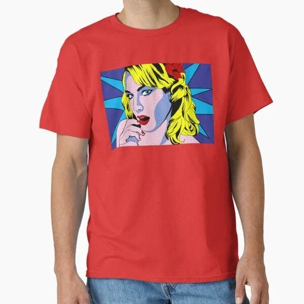 Pop Art Girl Classic T-Shirt T-Shirt Made in US/AUS Size S-2XL Unisex T-shirt, Sweatshirt, Hoodie, Long Sleeve Tee - T-Shirt, Sweatshirt, Hoodie