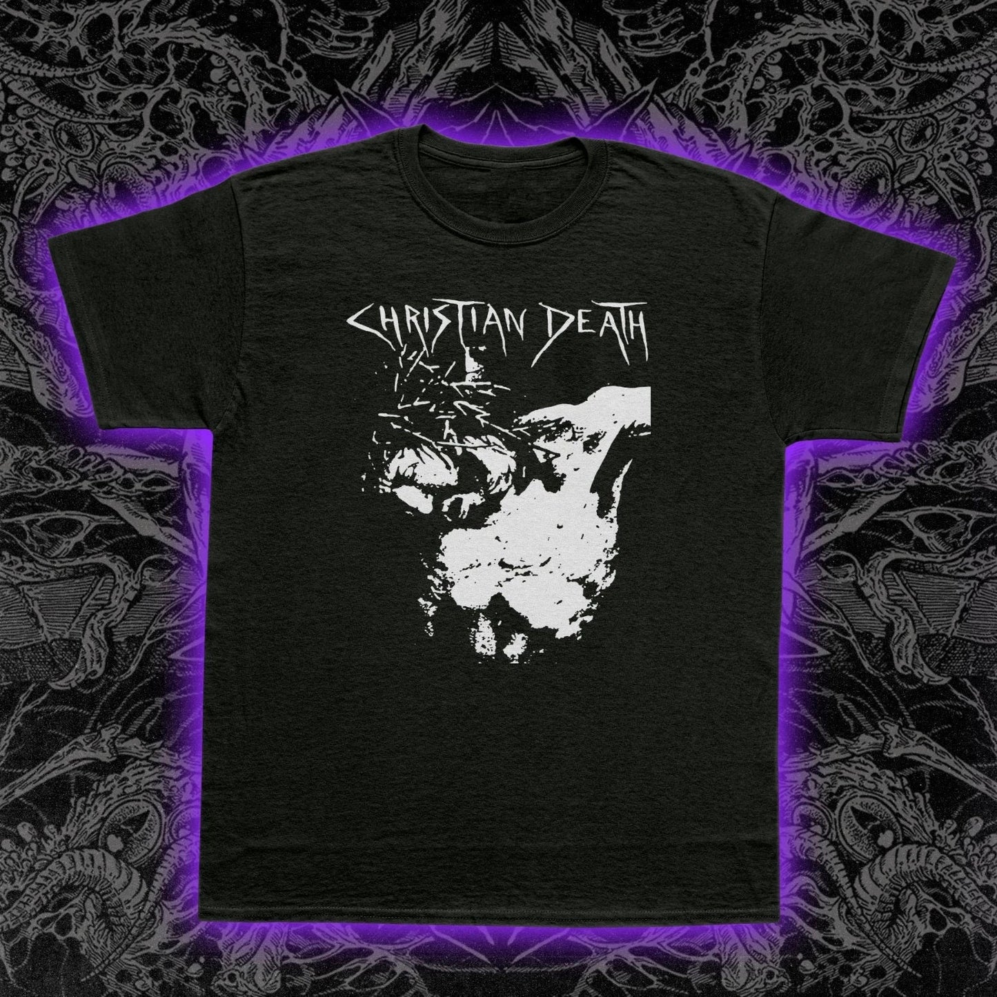 Christian Death T-Shirt Deathrock Goth Rock Post-Punk LA Cult Band Tee S-5XL Unisex T-shirt, Sweatshirt, Hoodie, Long Sleeve Tee - T-Shirt, Sweatshirt, Hoodie