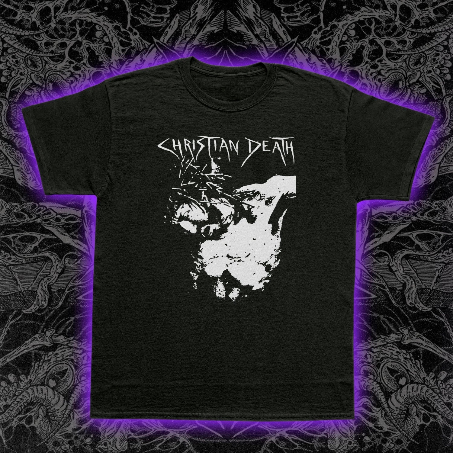 Christian Death T-Shirt Deathrock Goth Rock Post-Punk LA Cult Band Tee S-5XL Unisex T-shirt, Sweatshirt, Hoodie, Long Sleeve Tee - T-Shirt, Sweatshirt, Hoodie