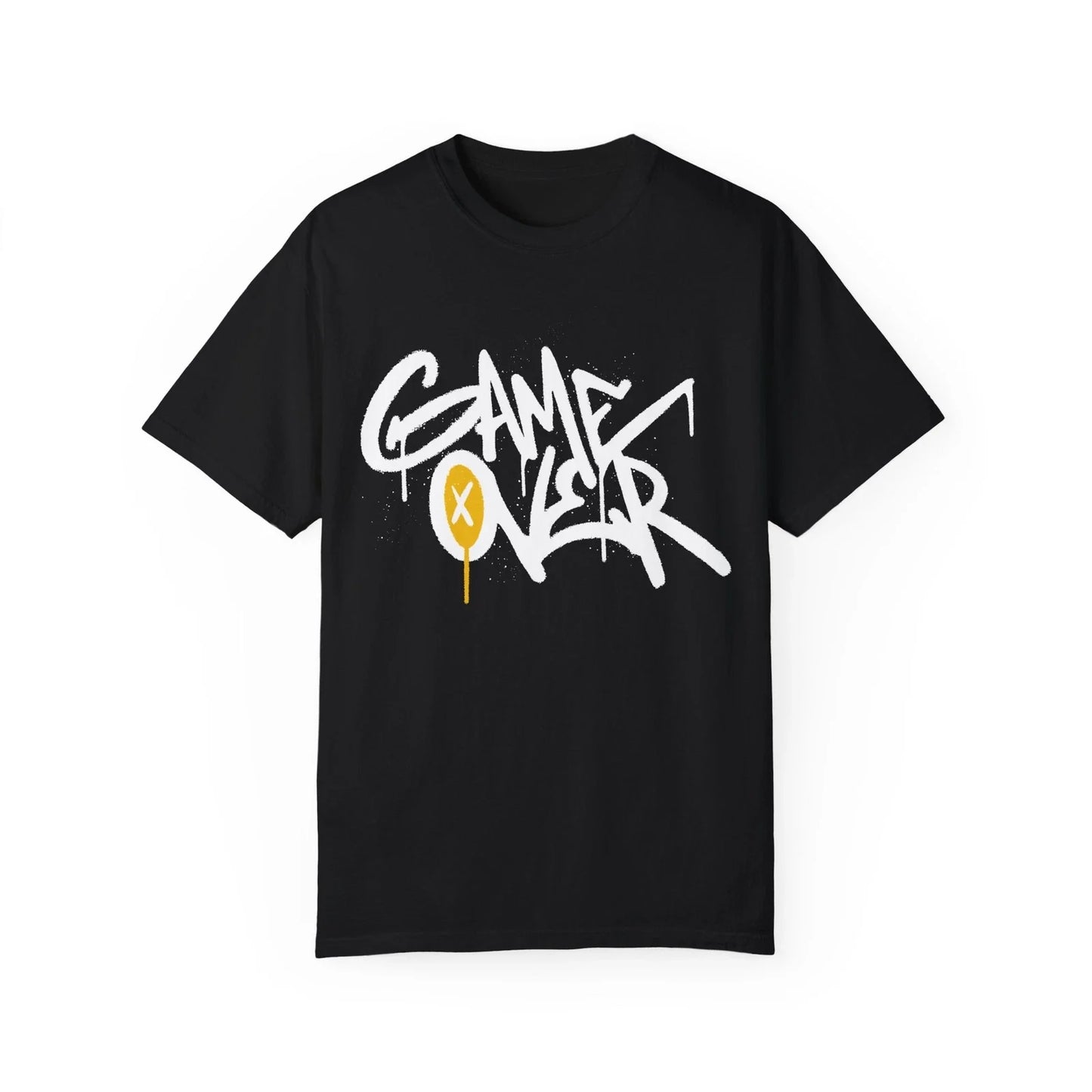 Game Over Urban Graffiti Art Style Quote :: Unisex Garment-Dyed T-shirt Unisex T-shirt, Sweatshirt, Hoodie, Long Sleeve Tee - T-Shirt, Sweatshirt, Hoodie