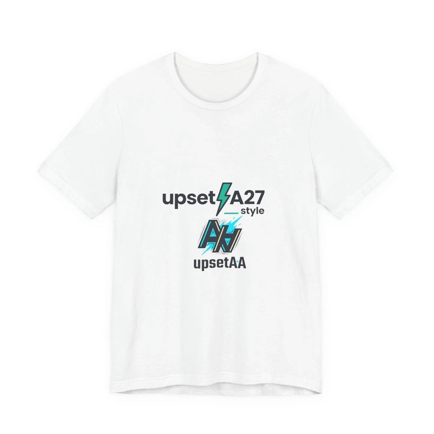 upsetA27 lightning logo T-Shirt | upsetAA graphic tee Unisex T-shirt, Sweatshirt, Hoodie, Long Sleeve Tee - T-Shirt, Sweatshirt, Hoodie