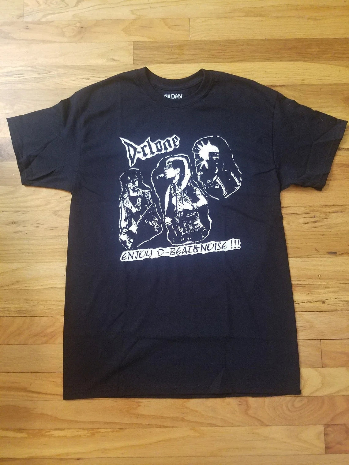 D-Clone - Enjoy Dbeat & Noise! Shirt, Shirt Unisex Tee Unisex T-shirt, Sweatshirt, Hoodie, Long Sleeve Tee - T-Shirt, Sweatshirt, Hoodie