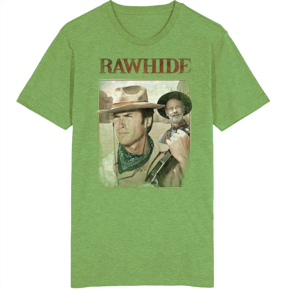 Rawhide Retro 50s Tv Show Poster Vintage Unisex T Shirt Unisex T-shirt, Sweatshirt, Hoodie, Long Sleeve Tee - T-Shirt, Sweatshirt, Hoodie