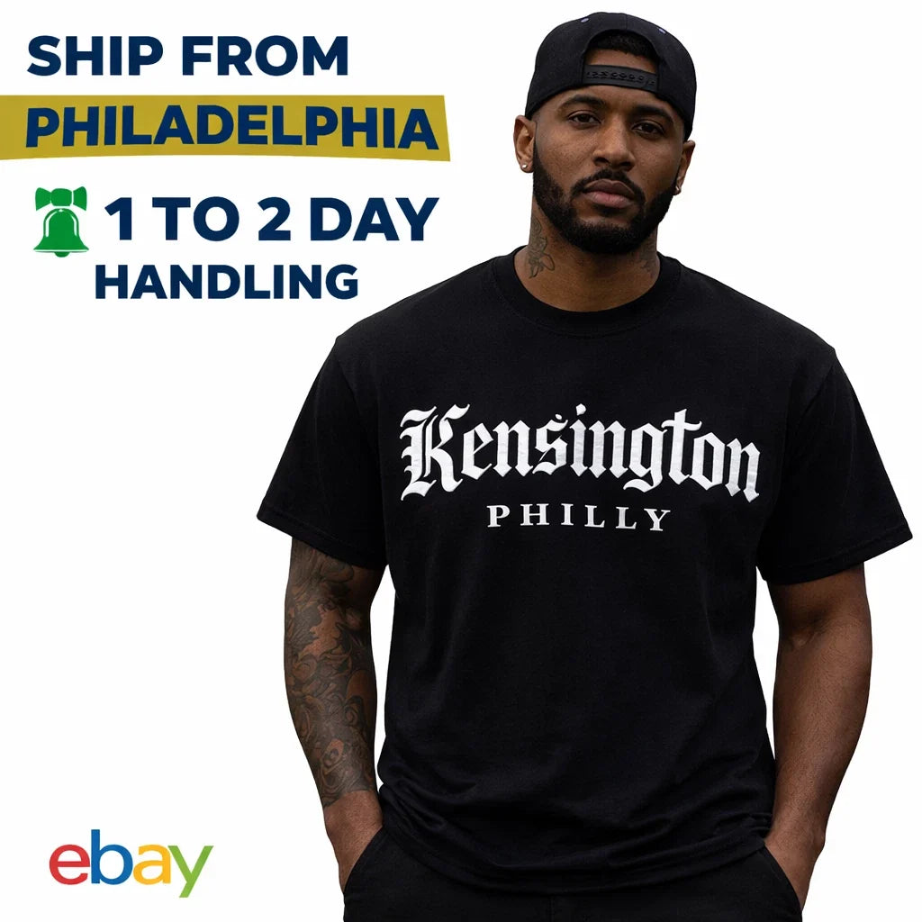 Kensington Philly Shirt Gothic Streetwear Graphic Tee Urban Philadelphia T-Shirt Unisex T-shirt, Sweatshirt, Hoodie, Long Sleeve Tee - T-Shirt, Sweatshirt, Hoodie