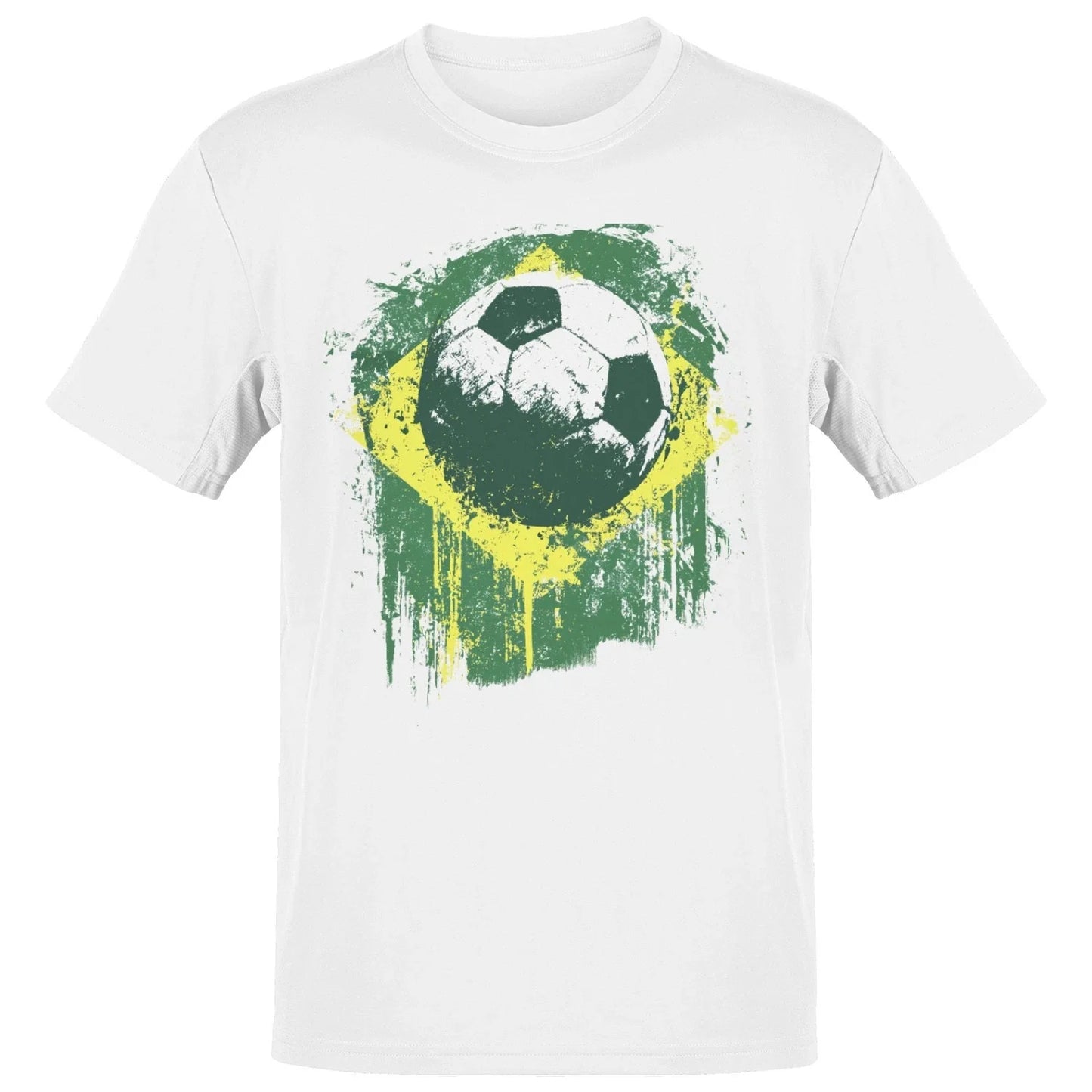 Brazil Grunge Soccer Men's T-shirt Unisex T-shirt, Sweatshirt, Hoodie, Long Sleeve Tee - T-Shirt, Sweatshirt, Hoodie