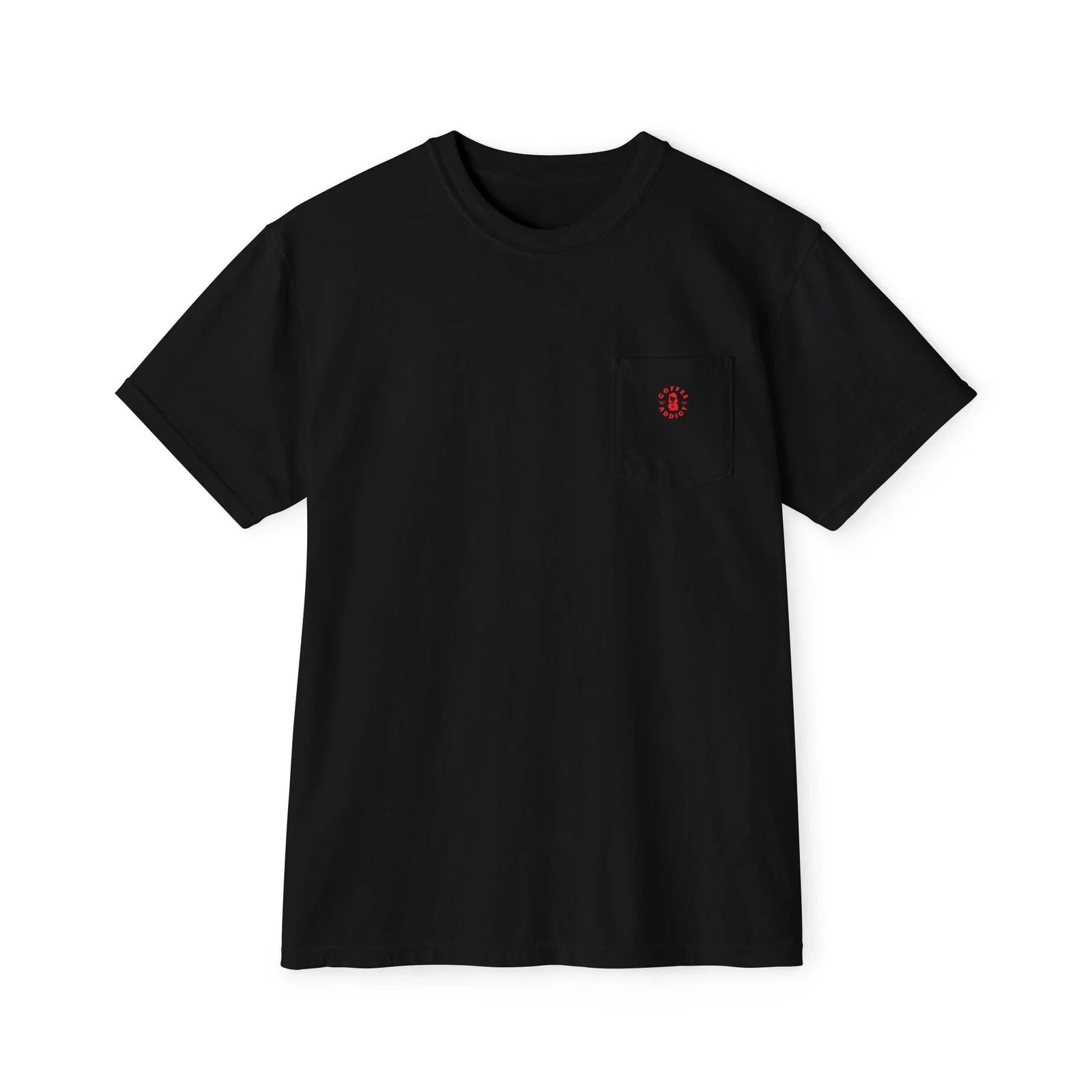 Coffee Addict Pocket T-Shirt, Unisex Tee, Coffee Lover Shirt, Gift for Caffeine Unisex T-shirt, Sweatshirt, Hoodie, Long Sleeve Tee - T-Shirt, Sweatshirt, Hoodie