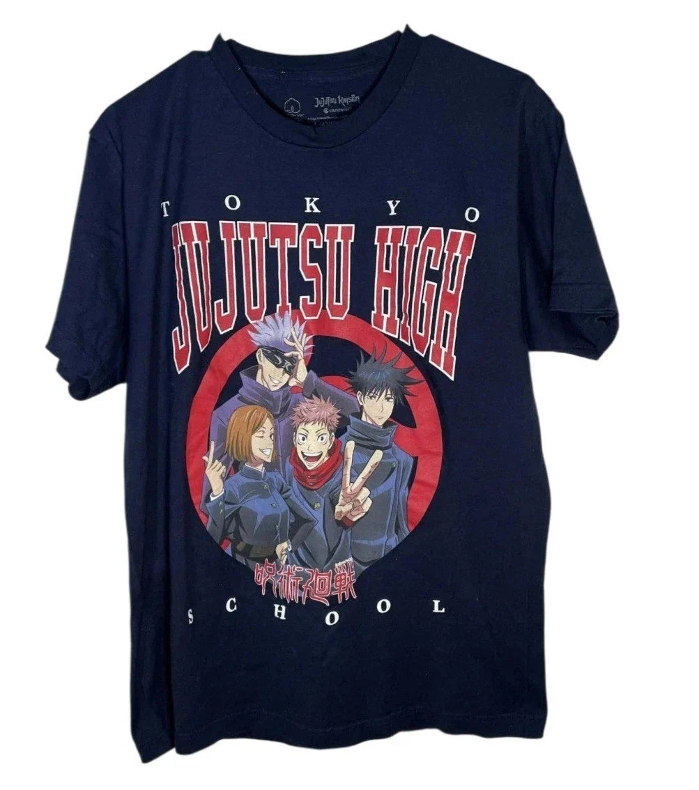 Jujutsu Kaisen Crunchy Roll Tokyo High Size L 42-44 Graphic Anime Tee Shirt Unisex T-shirt, Sweatshirt, Hoodie, Long Sleeve Tee - T-Shirt, Sweatshirt, Hoodie