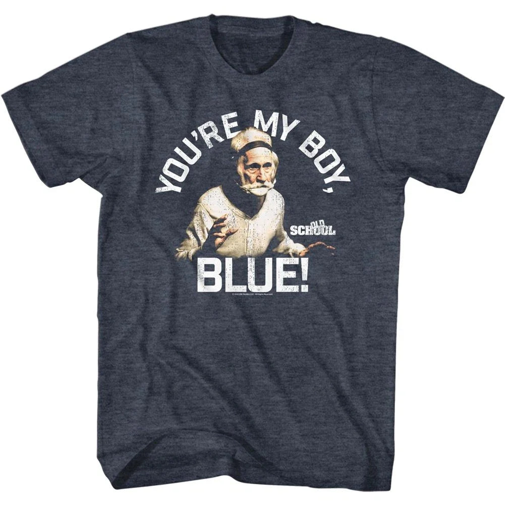 Oldschool - My Boy Blue - Short Sleeve - Heather - Adult - T-Shirt Unisex T-shirt, Sweatshirt, Hoodie, Long Sleeve Tee - T-Shirt, Sweatshirt, Hoodie